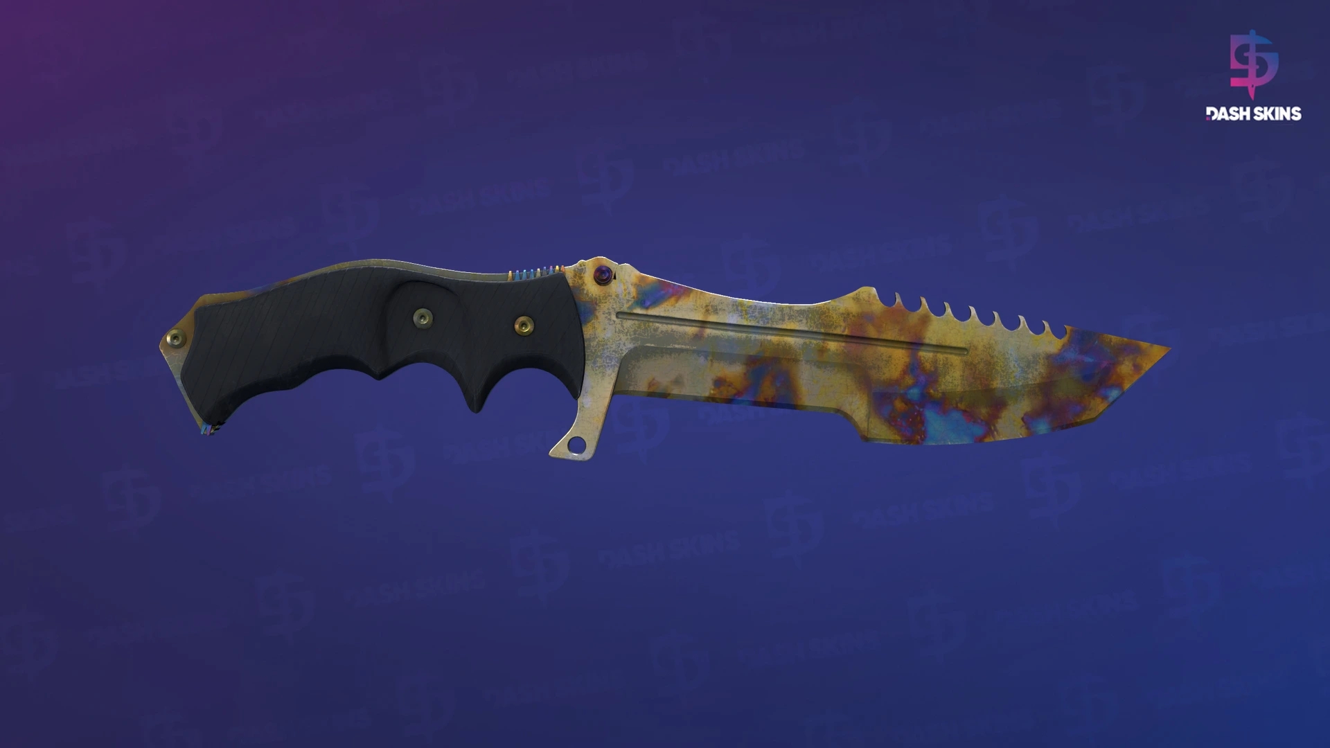 ★ Huntsman Knife | Case Hardened (Battle-Scarred) Screenshot Playside