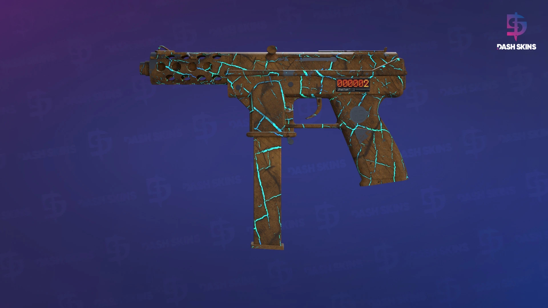 StatTrak™ Tec-9 | Cracked Opal (Field-Tested) Screenshot Playside