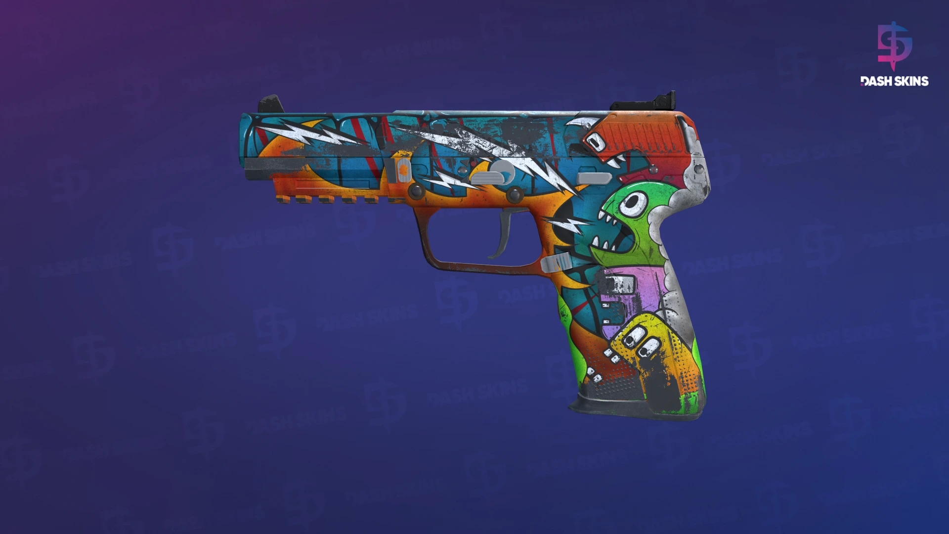 Five-SeveN | Angry Mob (Battle-Scarred) Screenshot Playside