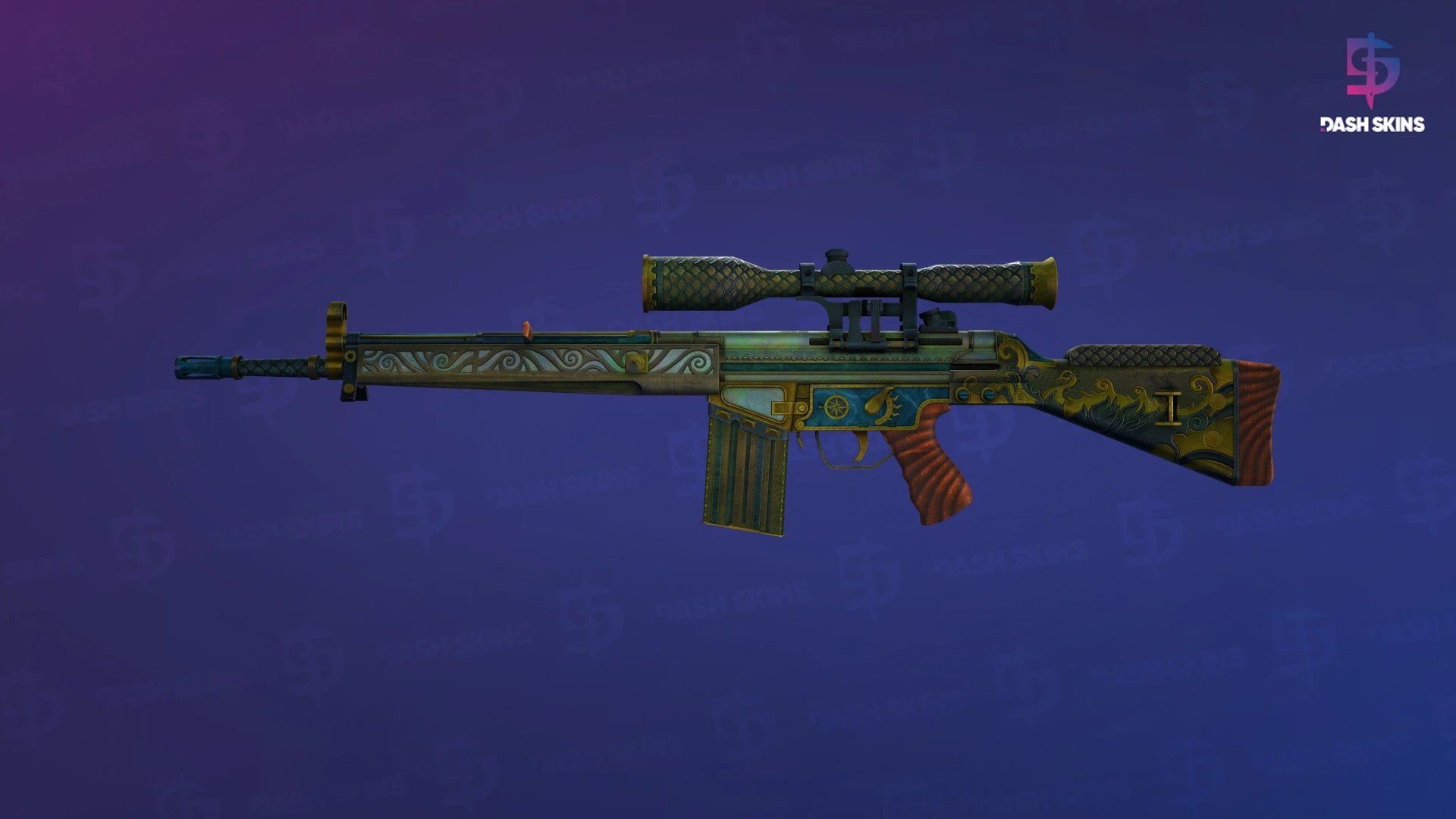 G3SG1 | High Seas (Battle-Scarred) Screenshot Playside