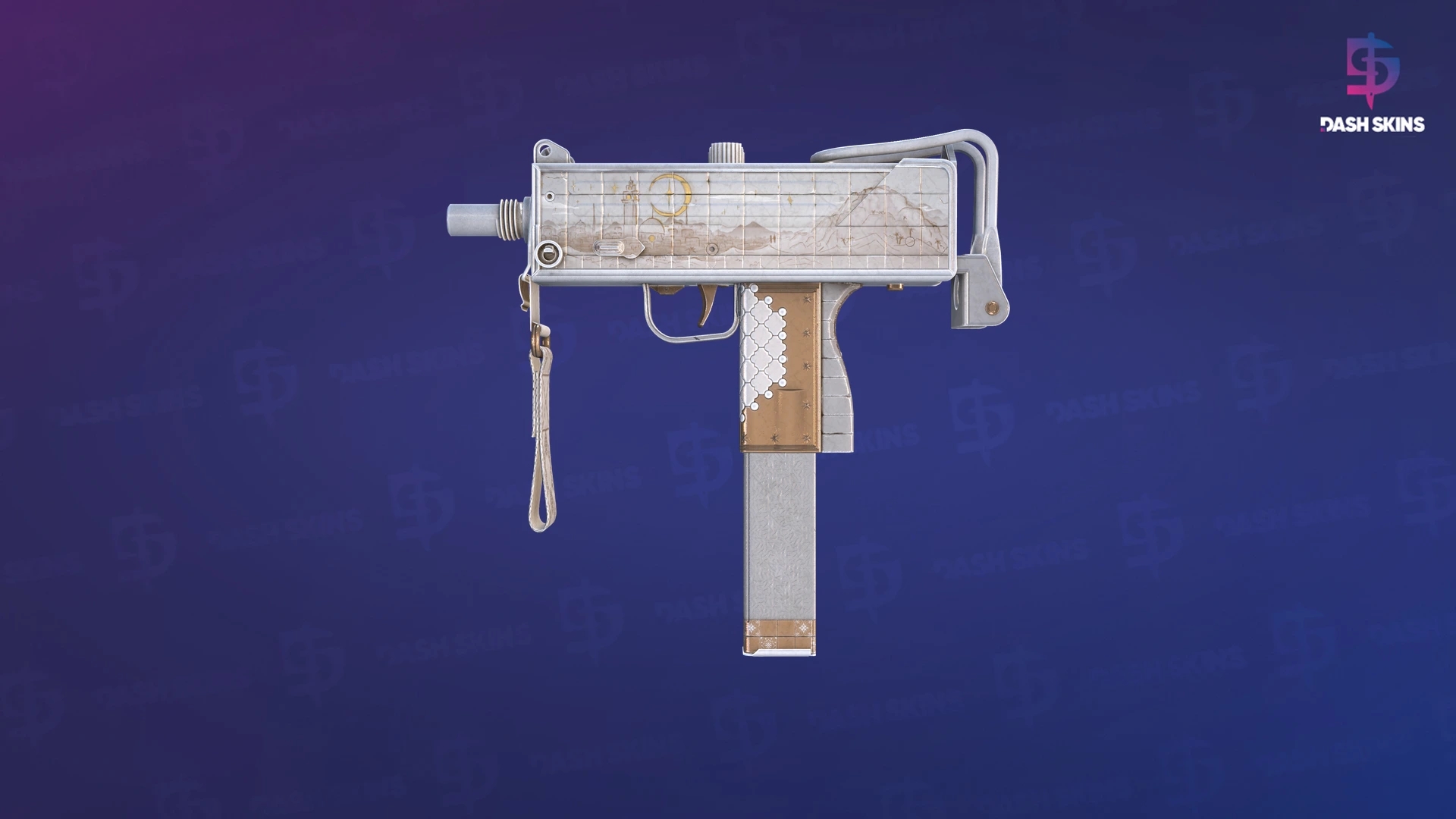 MAC-10 | Arabesque Mosaic (Minimal Wear) Screenshot Playside
