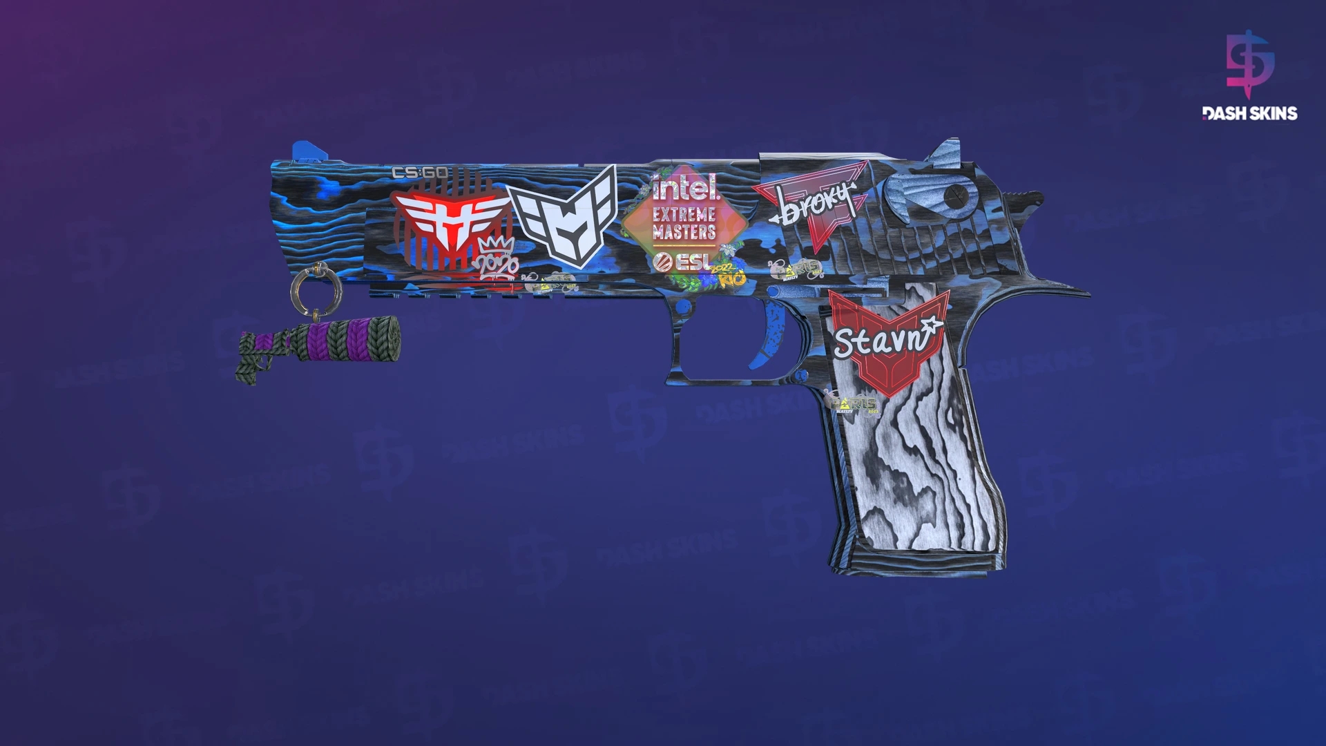 Desert Eagle | Blue Ply (Minimal Wear) Screenshot Playside
