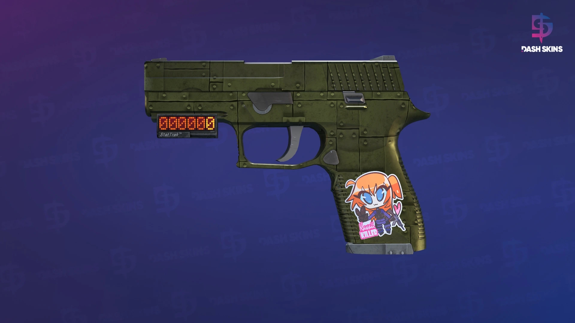 StatTrak™ P250 | Iron Clad (Well-Worn) Screenshot Playside
