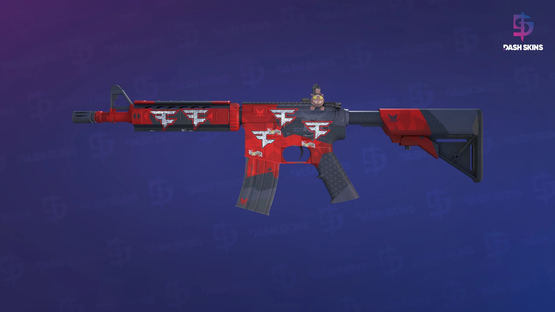 M4A4 | Evil Daimyo (Minimal Wear) Screenshot Playside