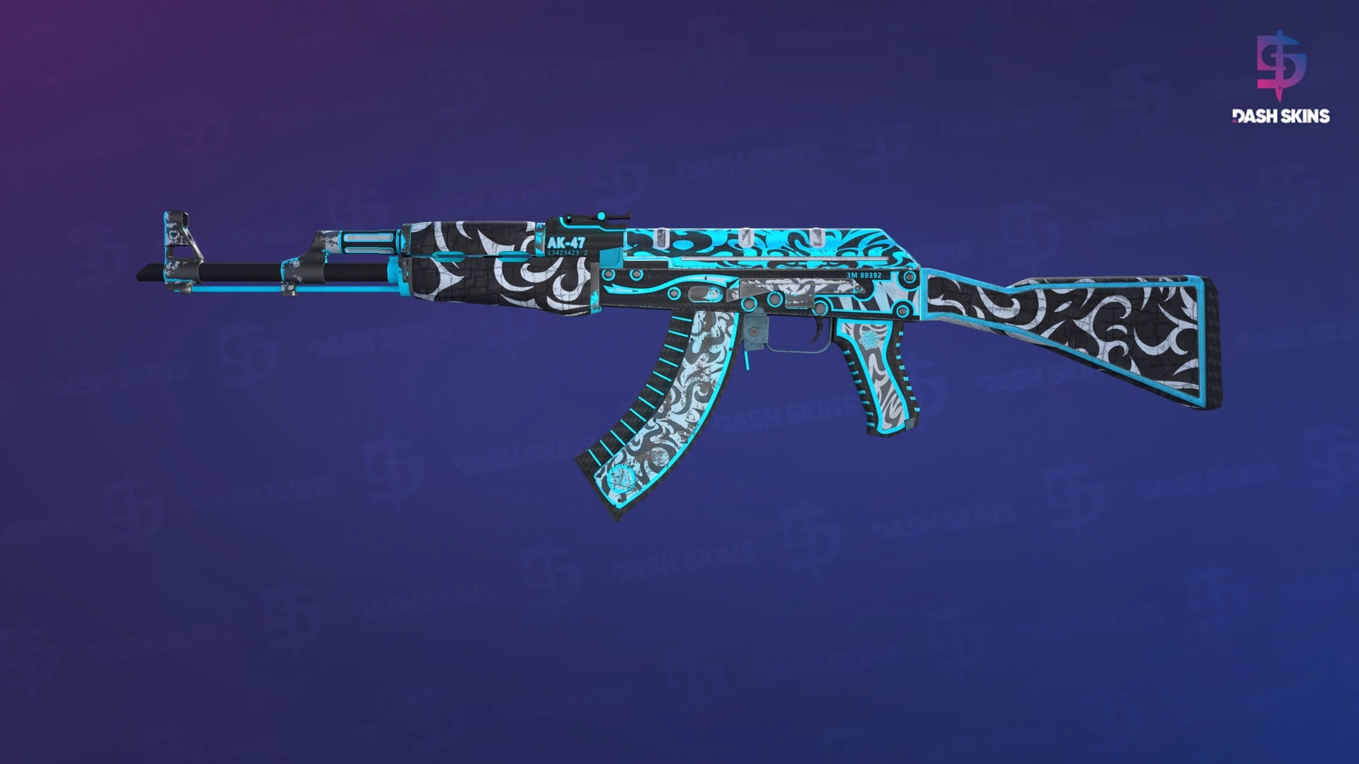 AK-47 | Frontside Misty (Well-Worn) Screenshot Playside