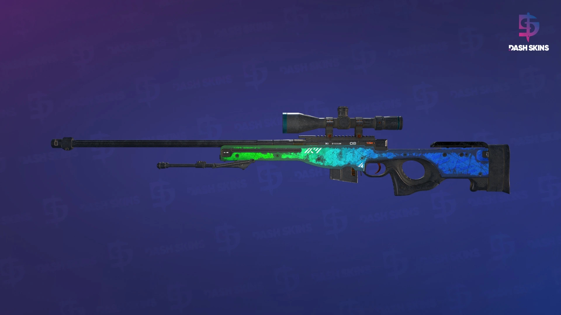 AWP | Ice Coaled (Battle-Scarred) Screenshot Playside
