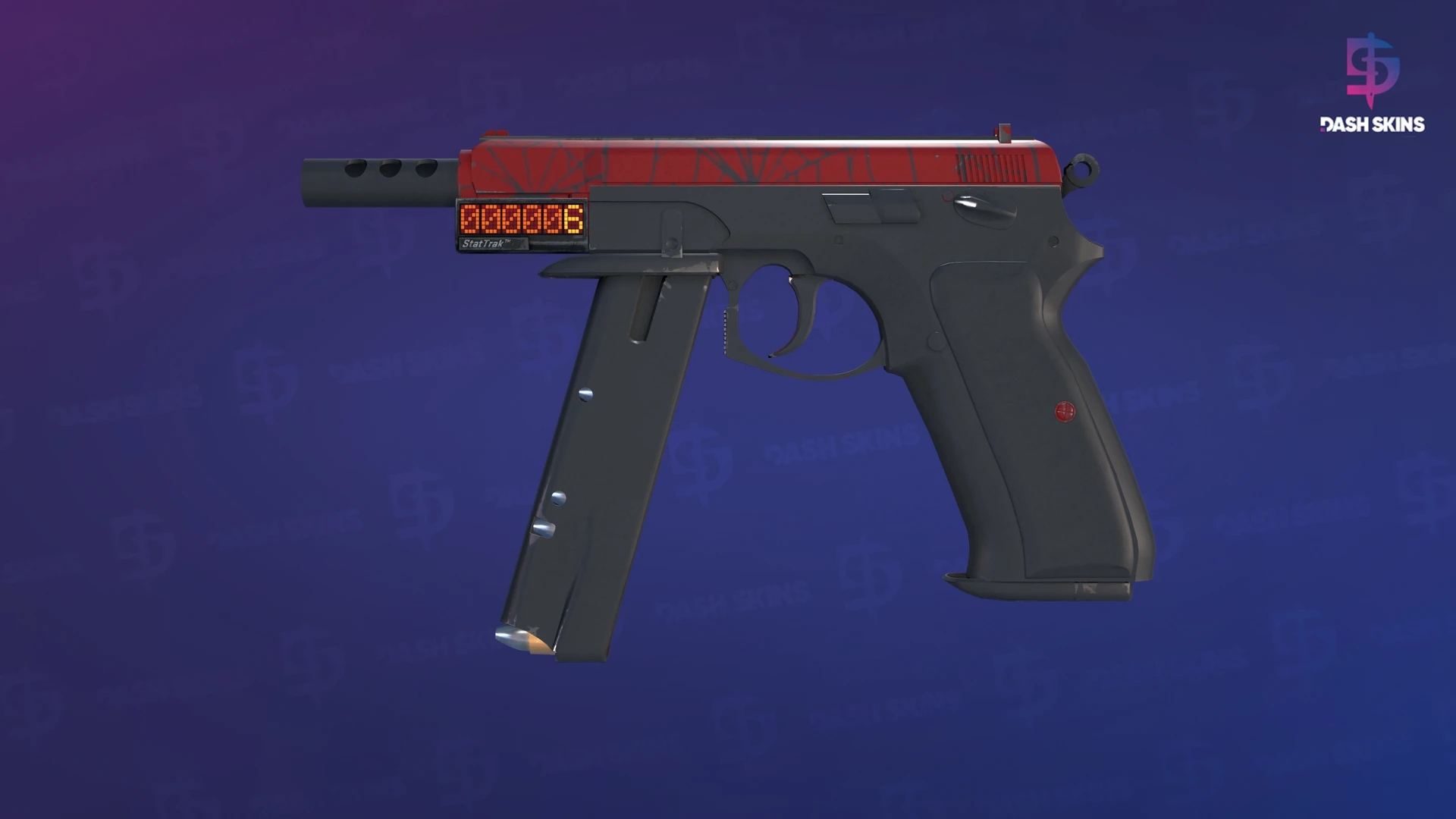 StatTrak™ CZ75-Auto | Crimson Web (Minimal Wear) Screenshot Playside