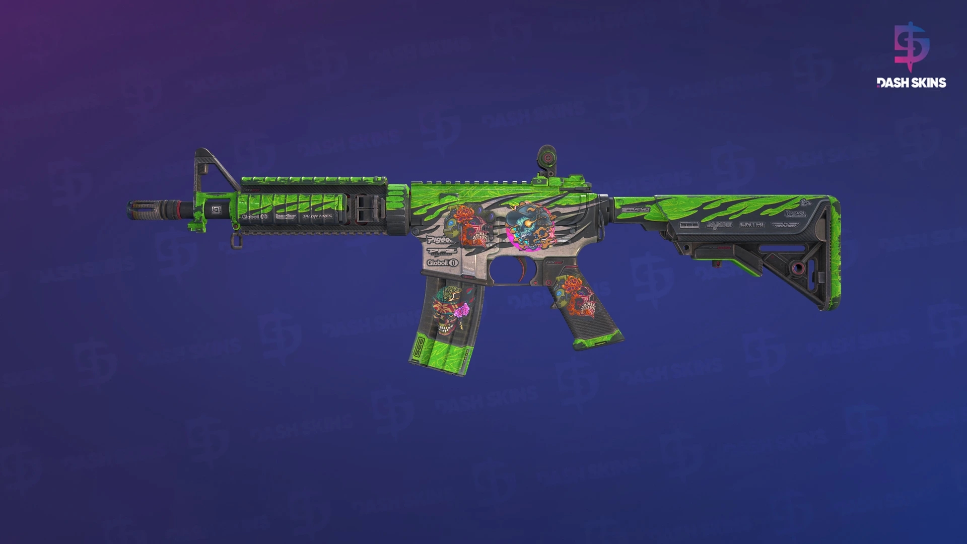M4A4 | Full Throttle (Battle-Scarred) Screenshot Playside