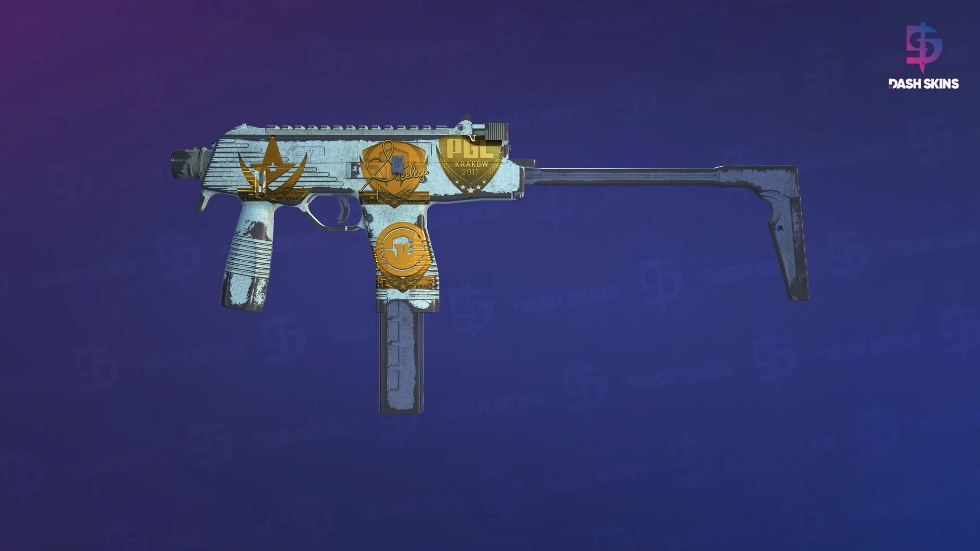 Souvenir MP9 | Storm (Battle-Scarred) Screenshot Playside