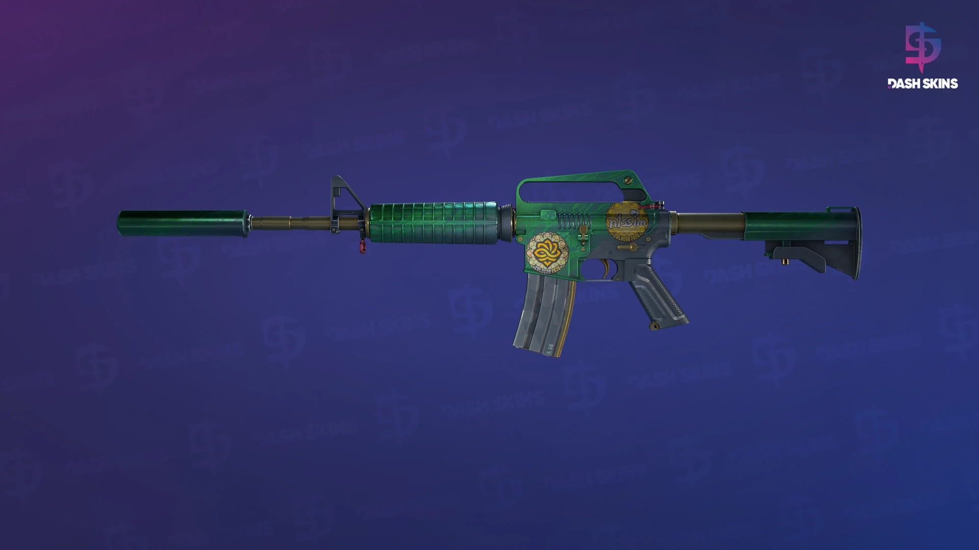M4A1-S | Electrum (Minimal Wear) Screenshot Playside