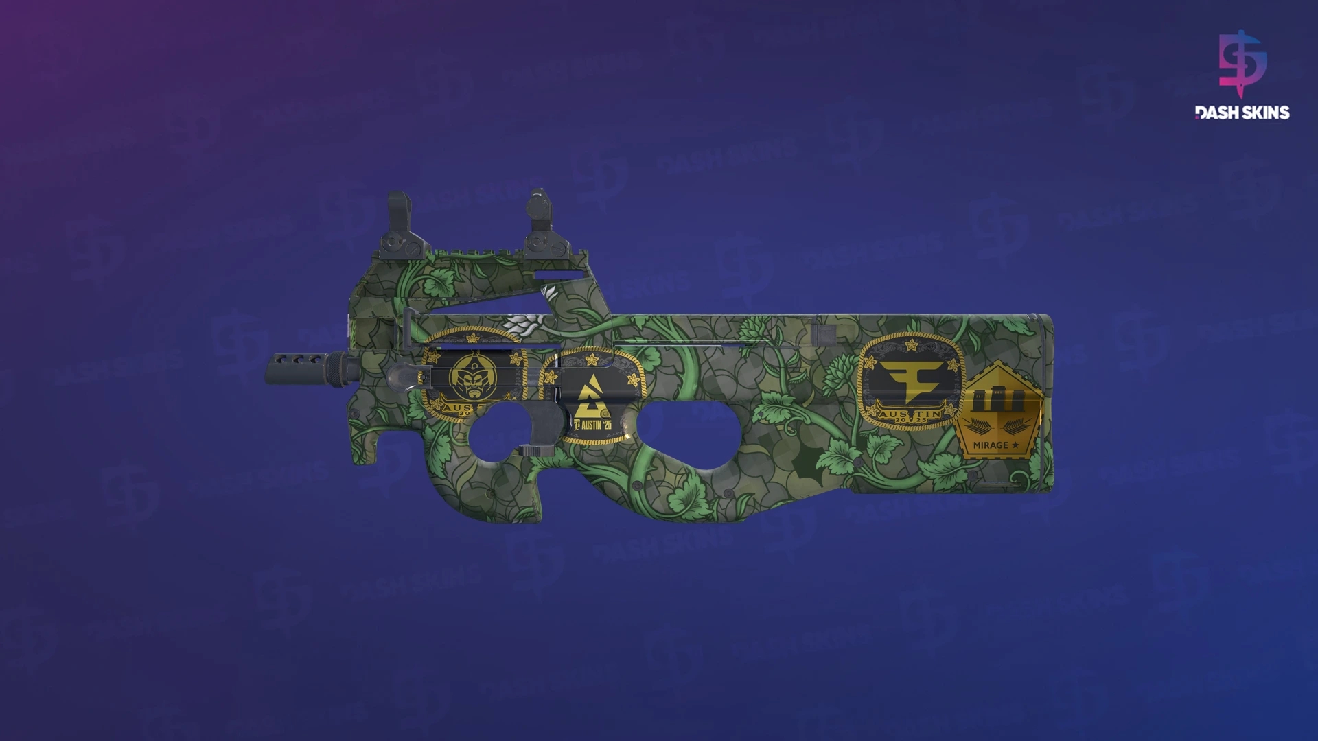 Souvenir P90 | Verdant Growth (Factory New) Screenshot Playside