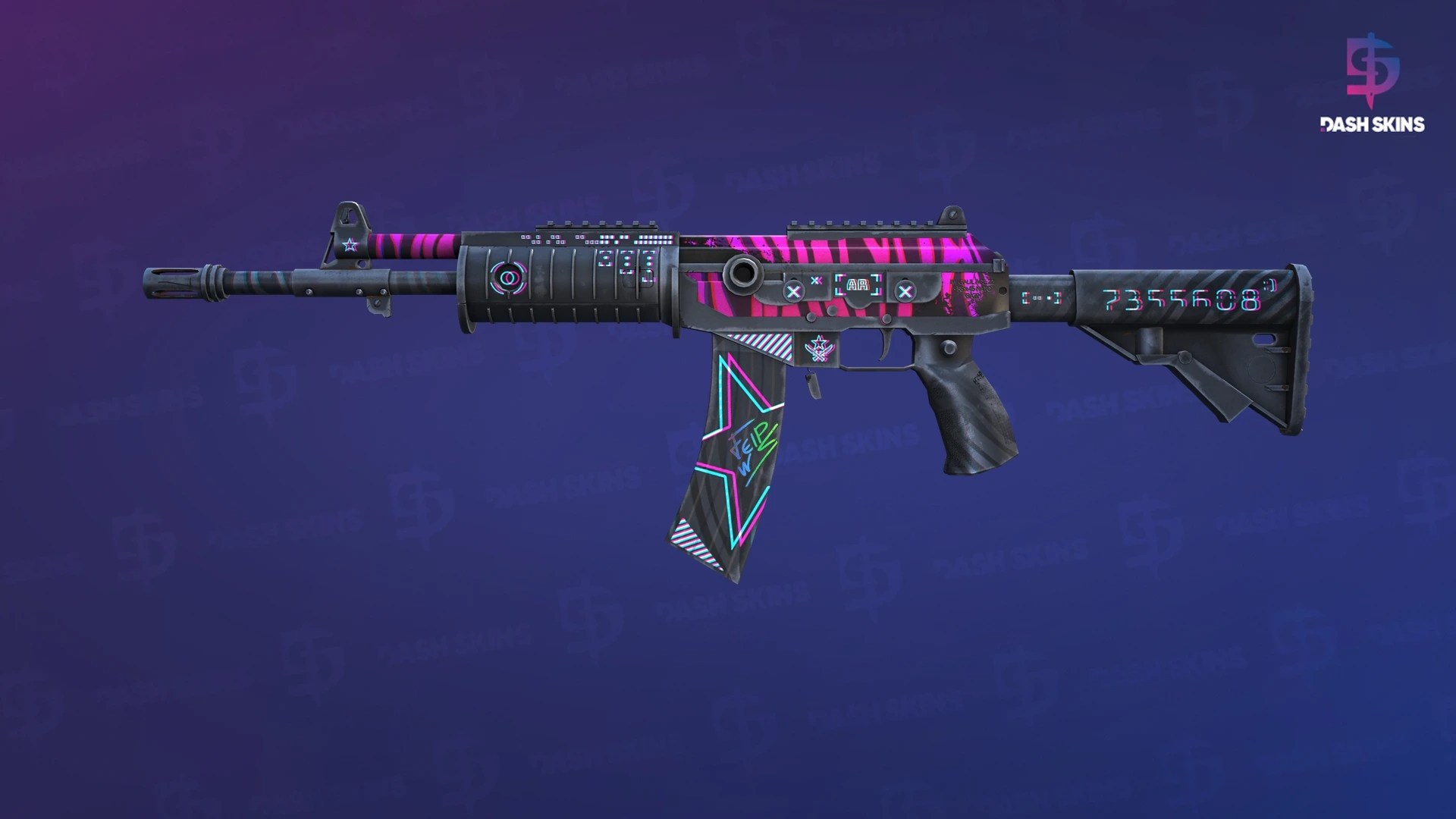 Galil AR | Chromatic Aberration (Field-Tested) Screenshot Playside