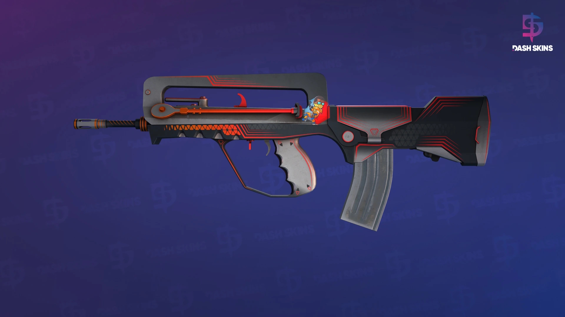 FAMAS | Valence (Field-Tested) Screenshot Playside