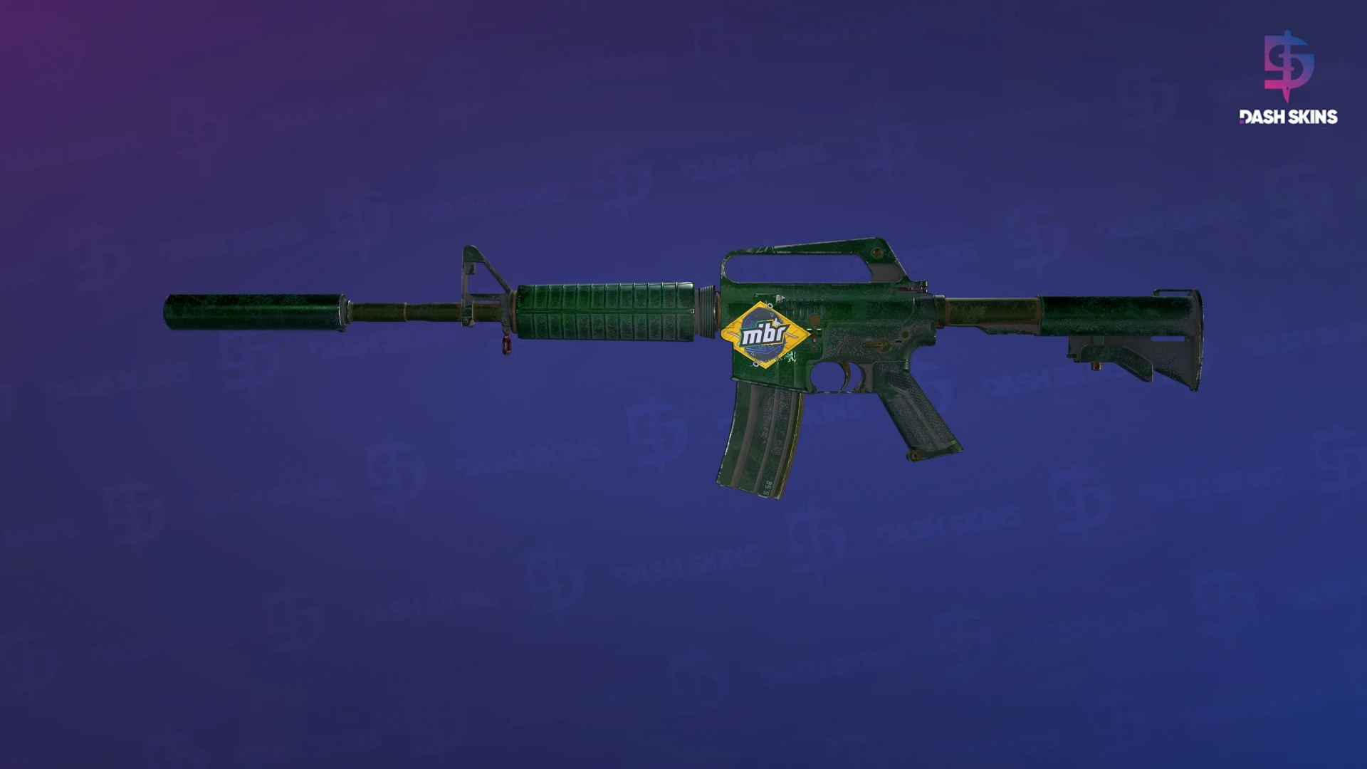 M4A1-S | Electrum (Battle-Scarred) Screenshot Playside