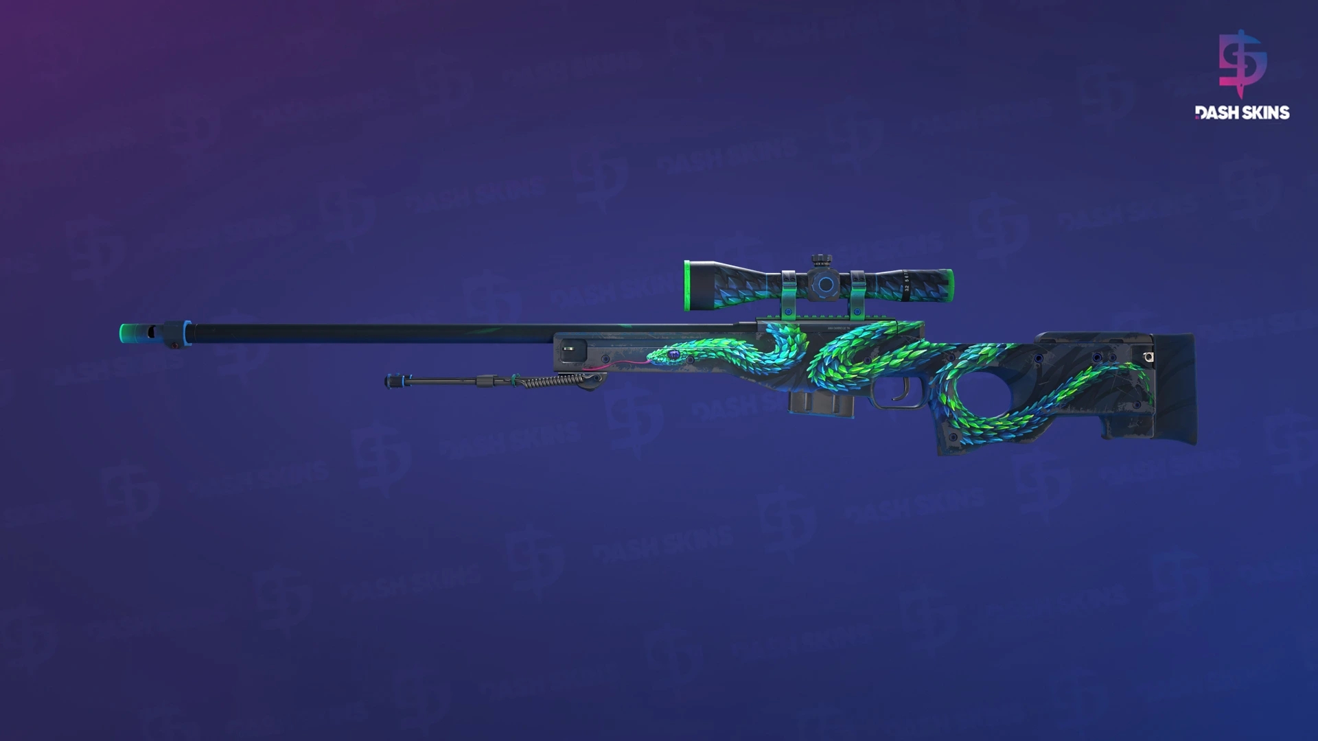 AWP | Atheris (Well-Worn) Screenshot Playside