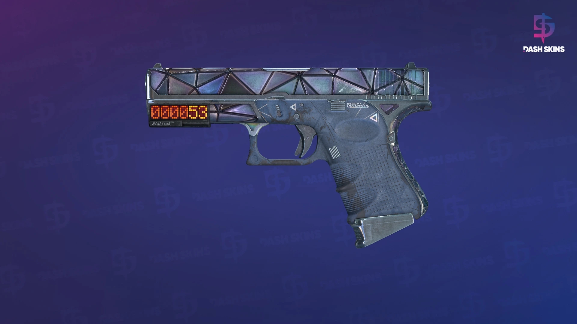 StatTrak™ Glock-18 | Mirror Mosaic (Battle-Scarred) Screenshot Playside