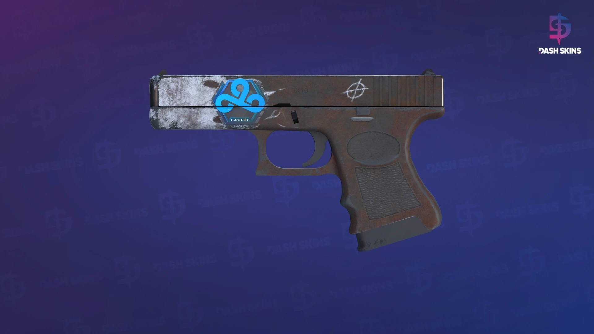 Glock-18 | Oxide Blaze (Battle-Scarred) Screenshot Playside