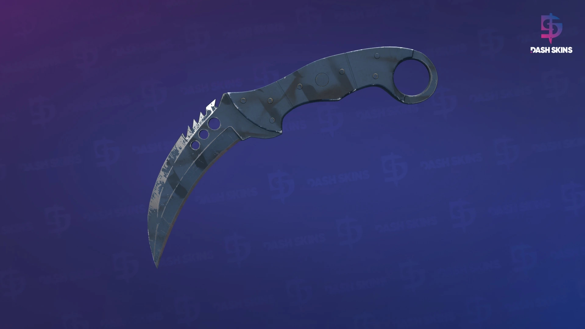 ★ Talon Knife | Night Stripe (Well-Worn) Screenshot Playside