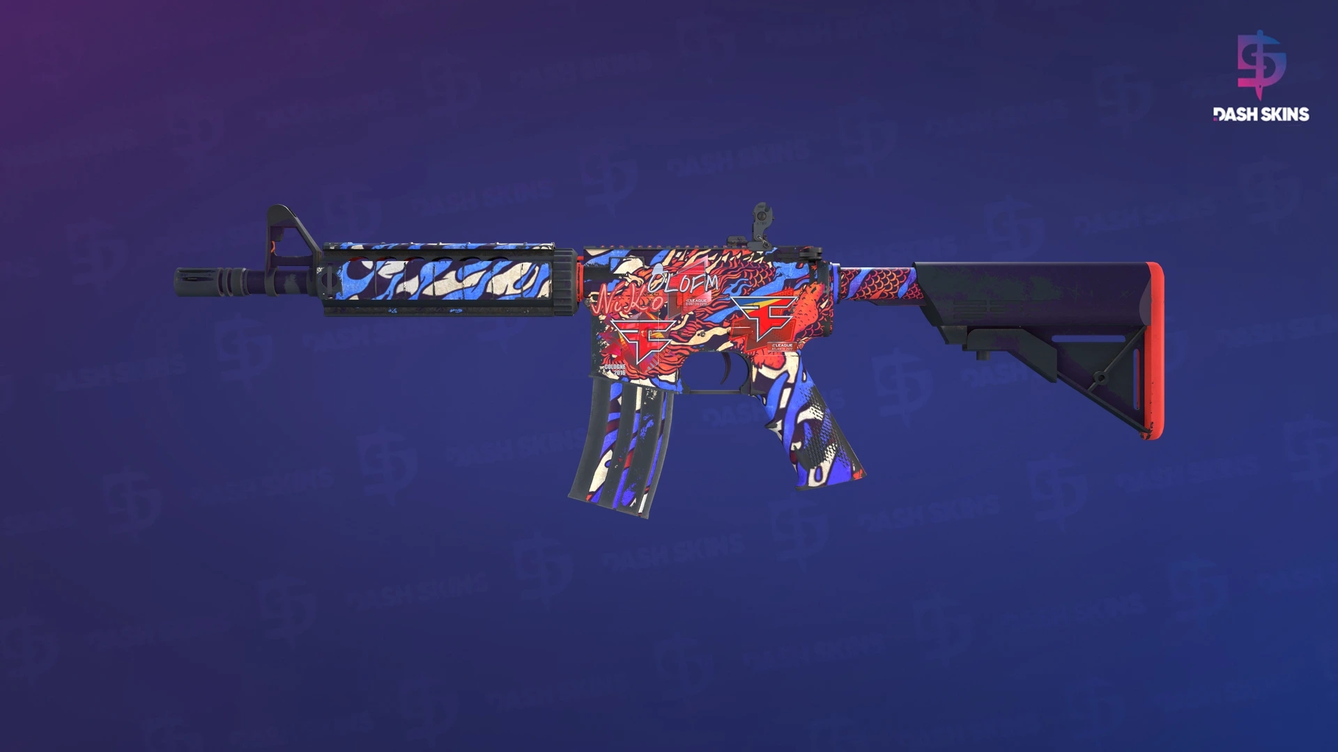 M4A4 | 龍王 (Dragon King) (Field-Tested) Screenshot Playside