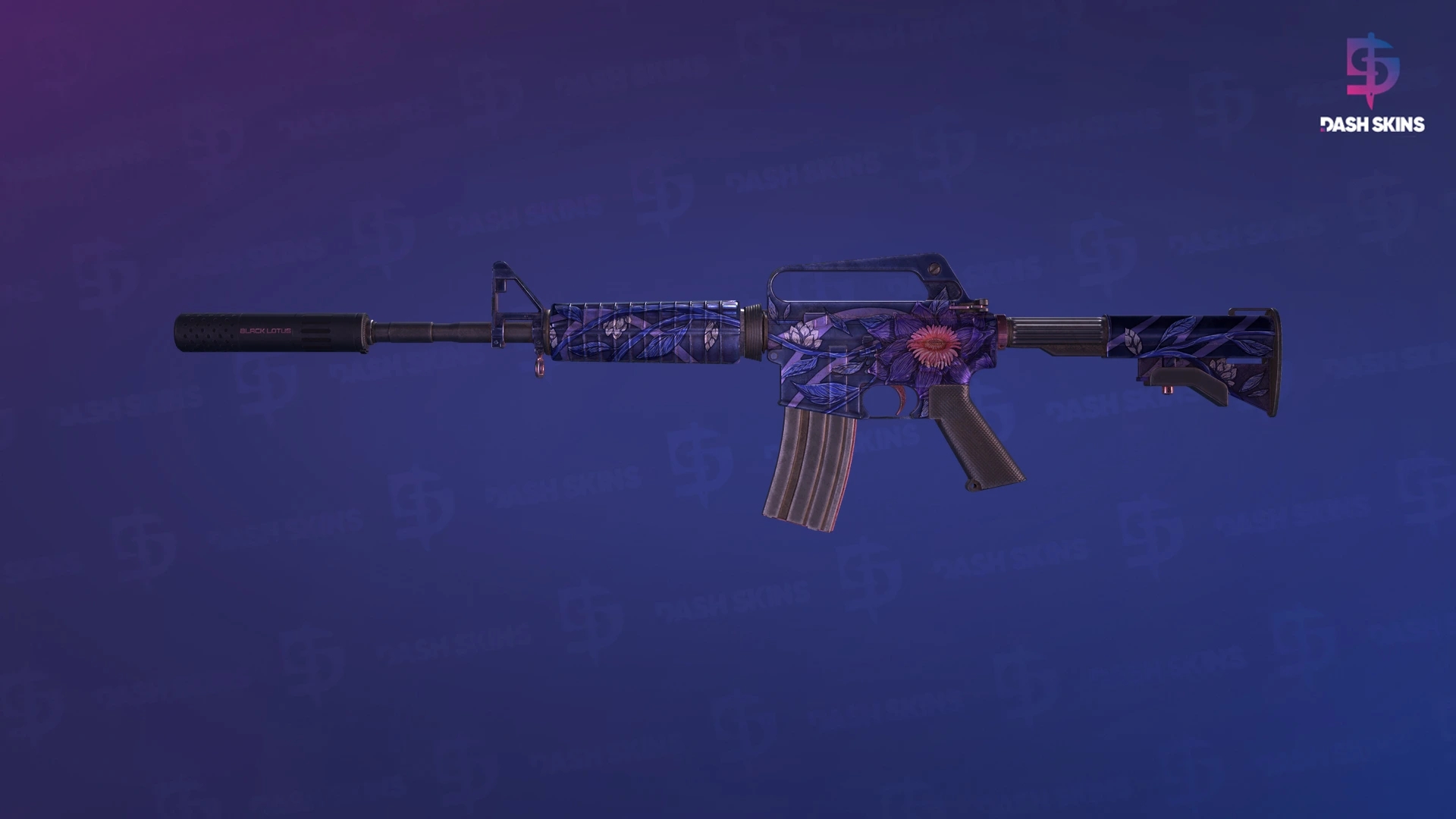 M4A1-S | Black Lotus (Battle-Scarred) Screenshot Playside