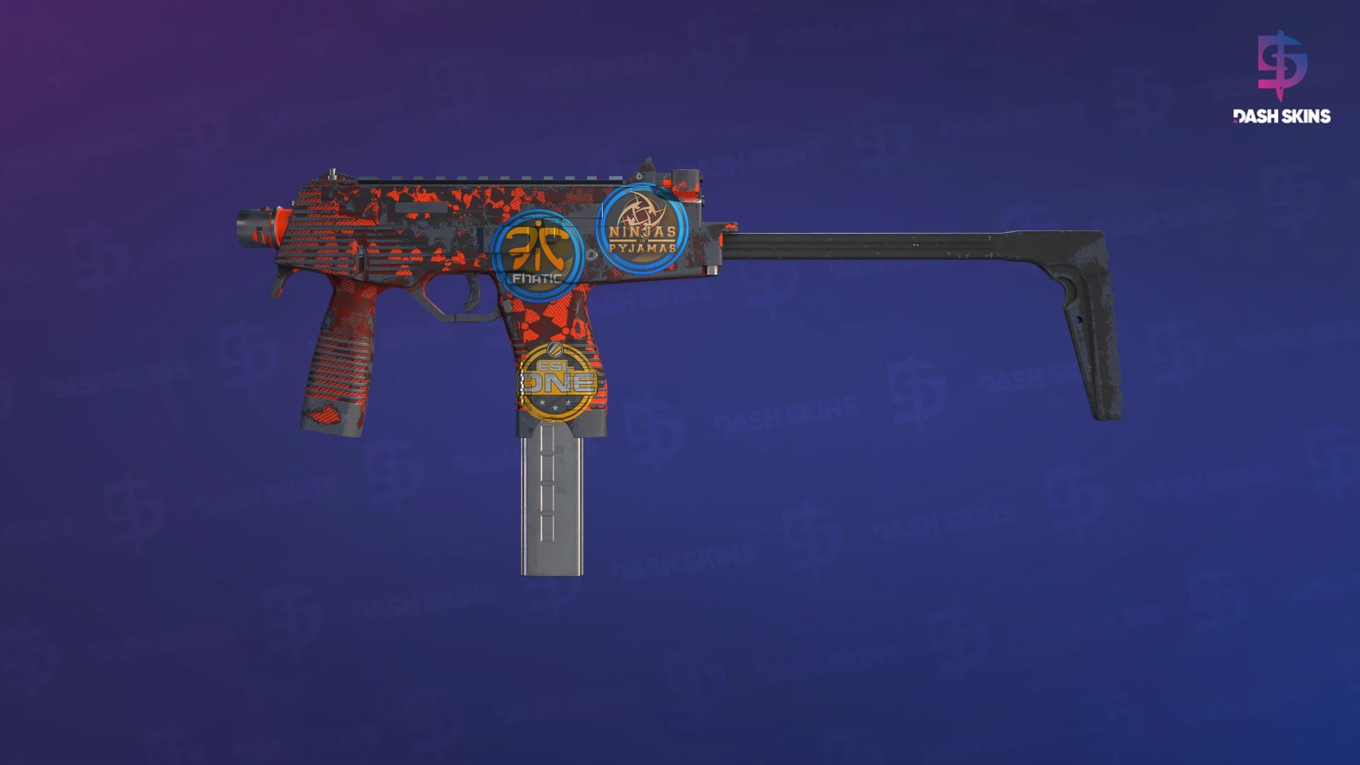 Souvenir MP9 | Setting Sun (Well-Worn) Screenshot Playside