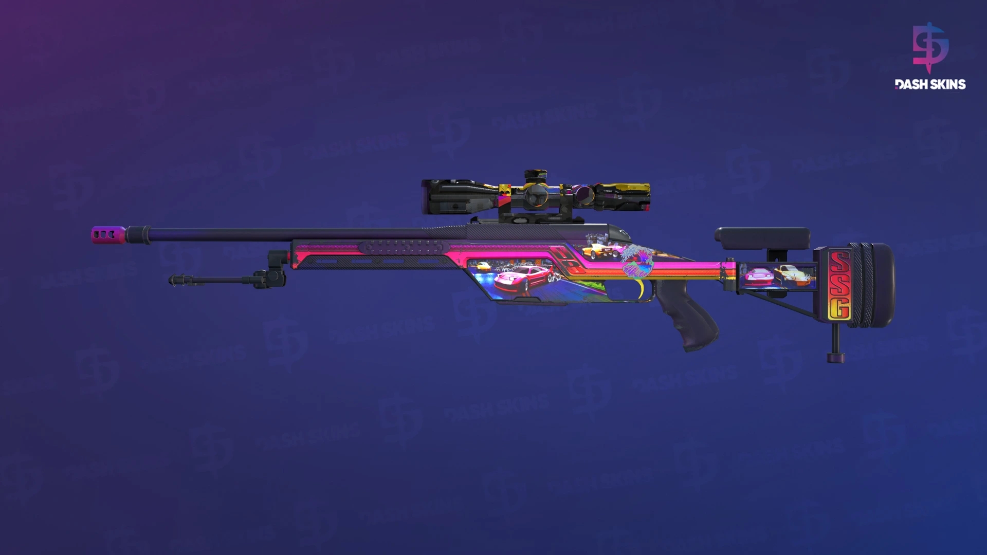 SSG 08 | Turbo Peek (Field-Tested) Screenshot Playside