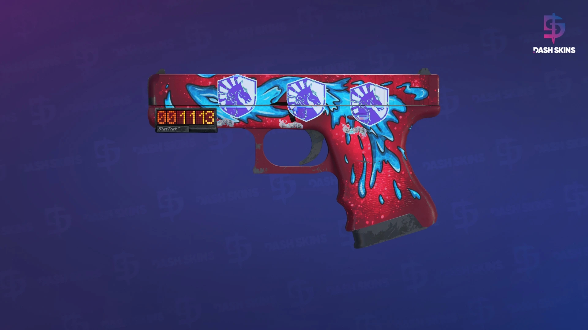StatTrak™ Glock-18 | Water Elemental (Field-Tested) Screenshot Playside