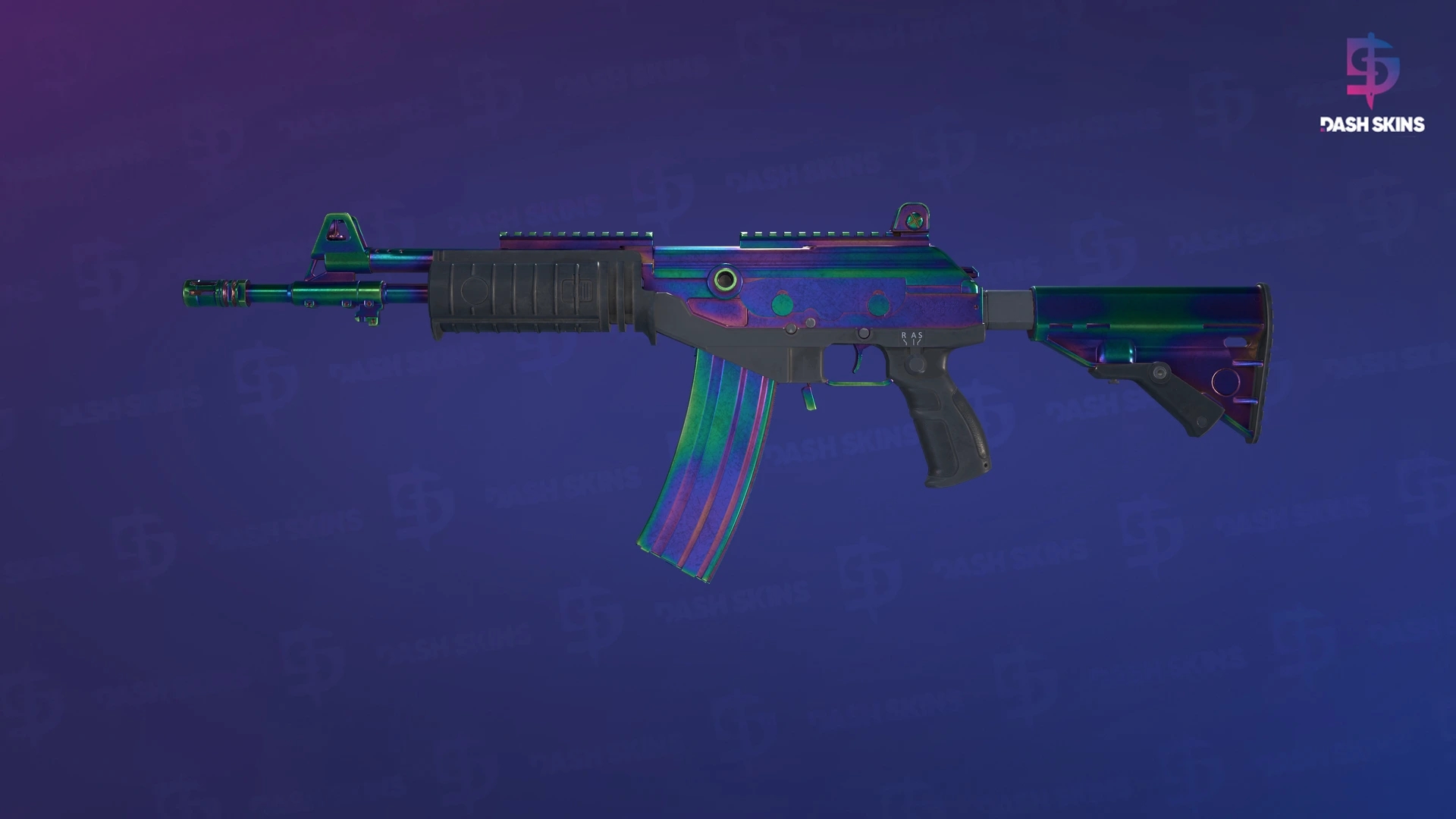 Galil AR | Rainbow Spoon (Well-Worn) Screenshot Playside