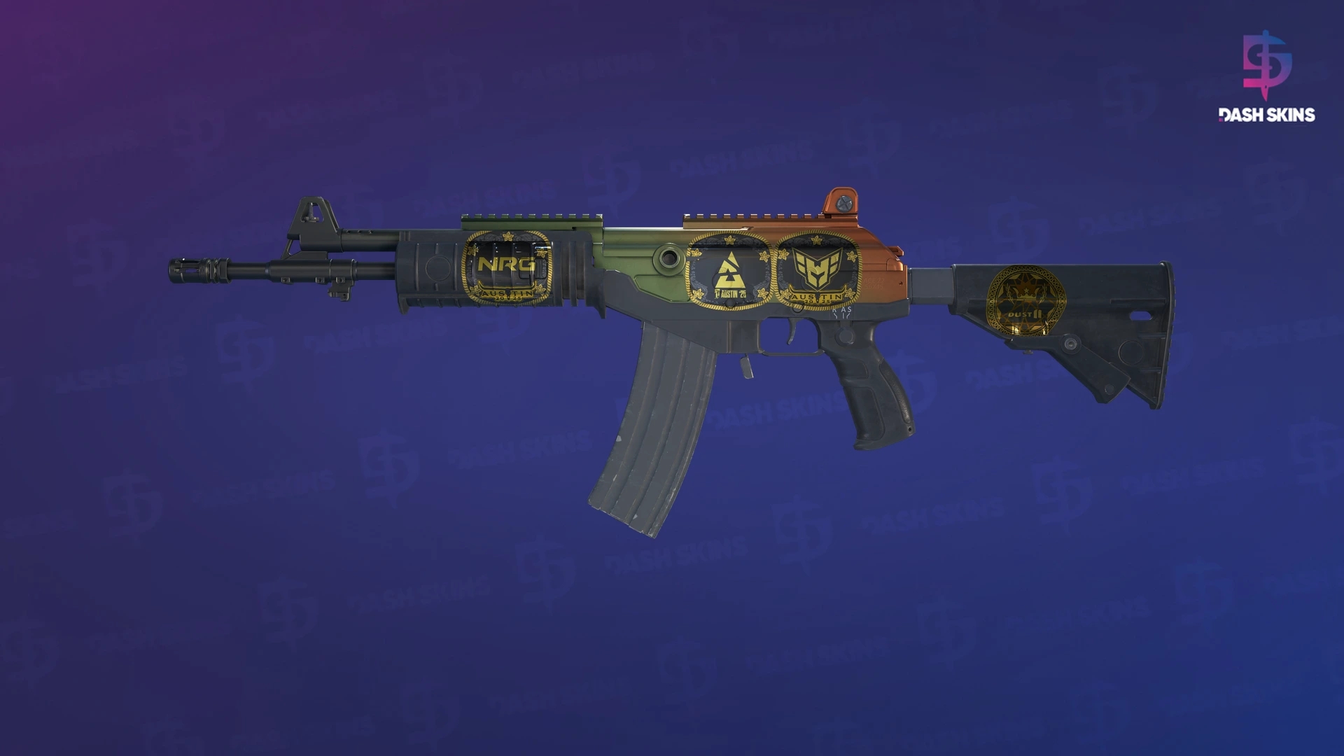 Souvenir Galil AR | Amber Fade (Factory New) Screenshot Playside
