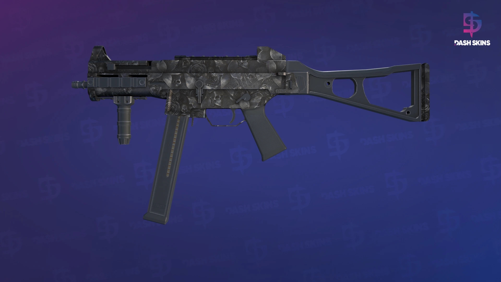 UMP-45 | Metal Flowers (Battle-Scarred) Screenshot Playside