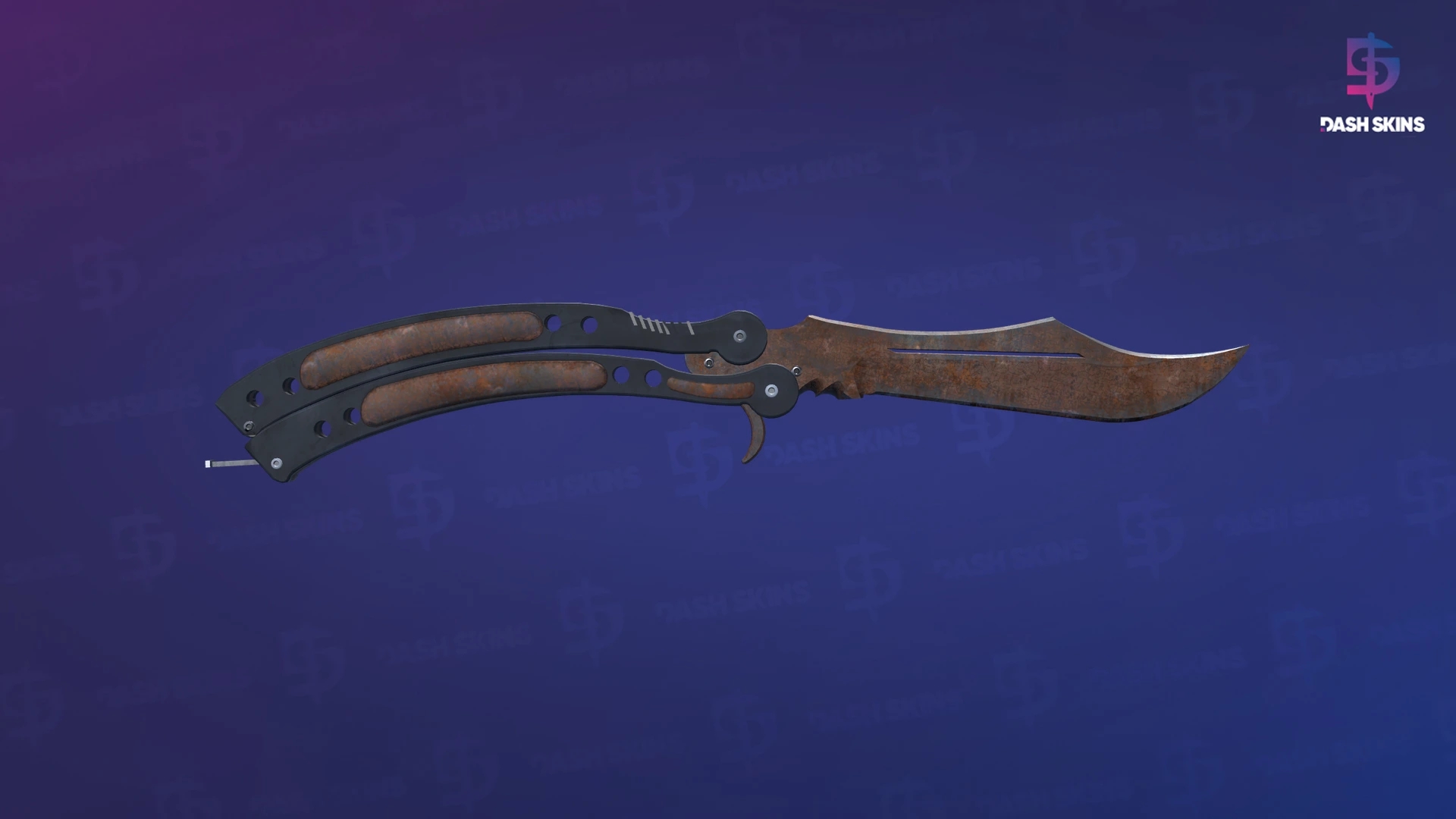 ★ Butterfly Knife | Rust Coat (Battle-Scarred) Screenshot Playside