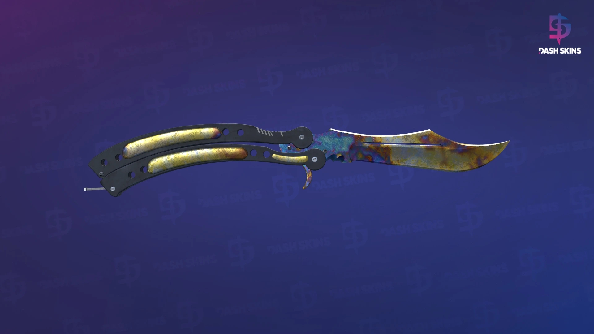 ★ Butterfly Knife | Case Hardened (Battle-Scarred) Screenshot Playside