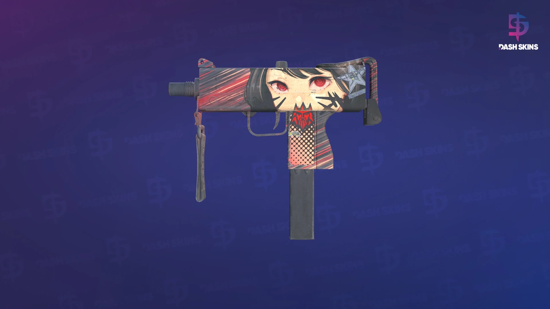 MAC-10 | Sakkaku (Well-Worn) Screenshot Playside