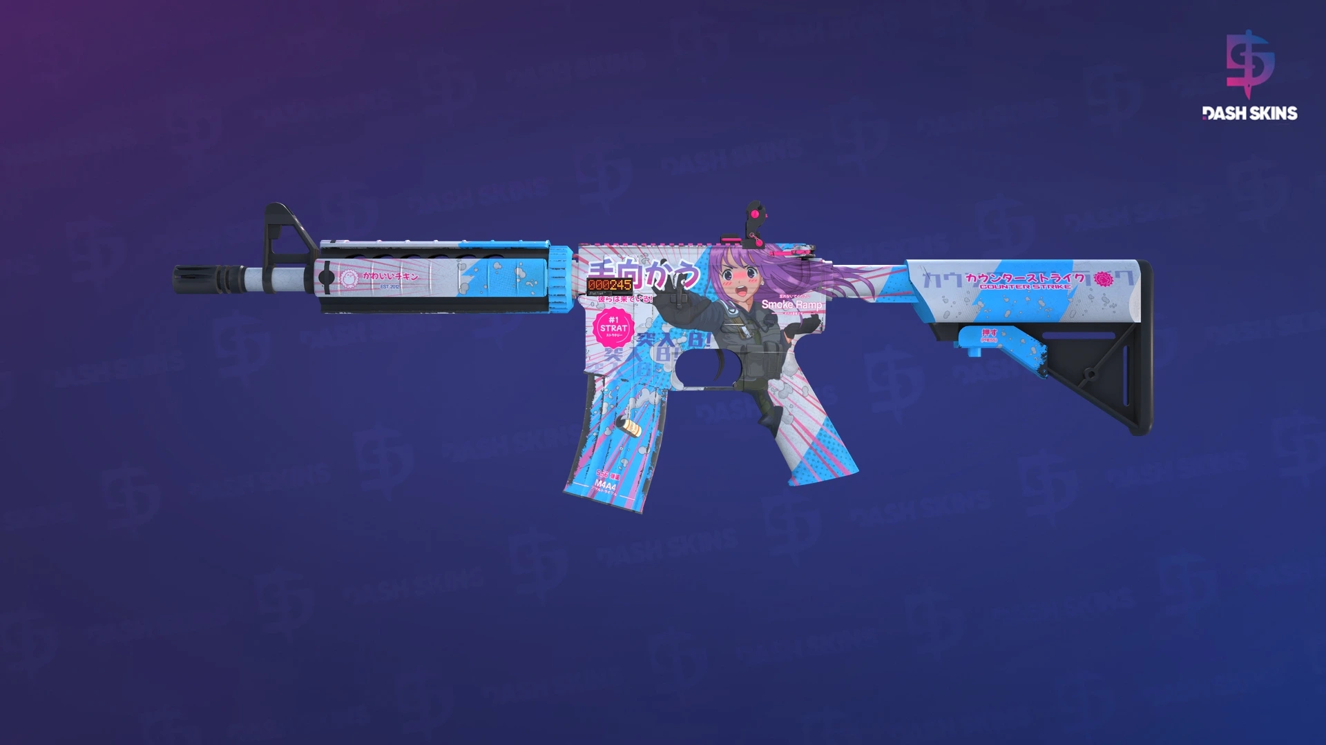 StatTrak™ M4A4 | Temukau (Field-Tested) Screenshot Playside
