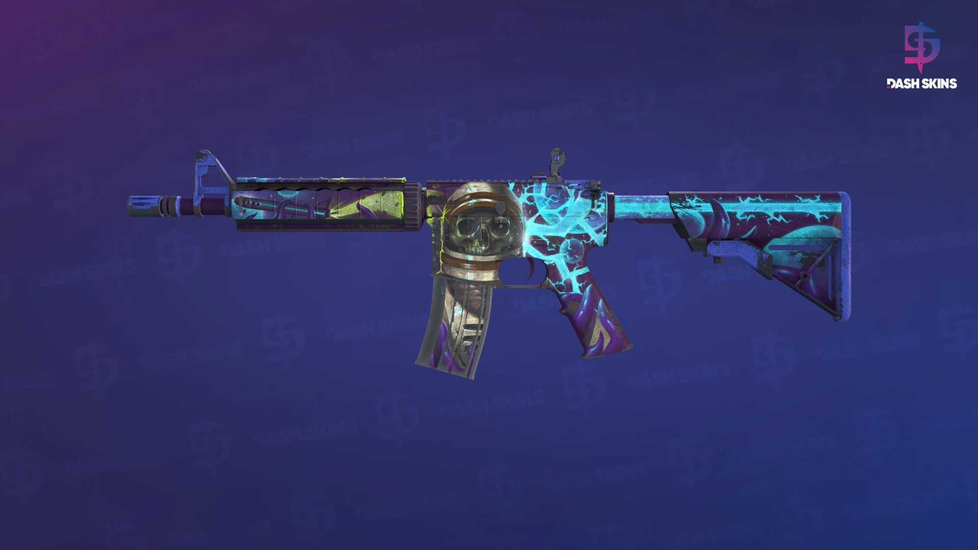 M4A4 | Desolate Space (Battle-Scarred) Screenshot Playside