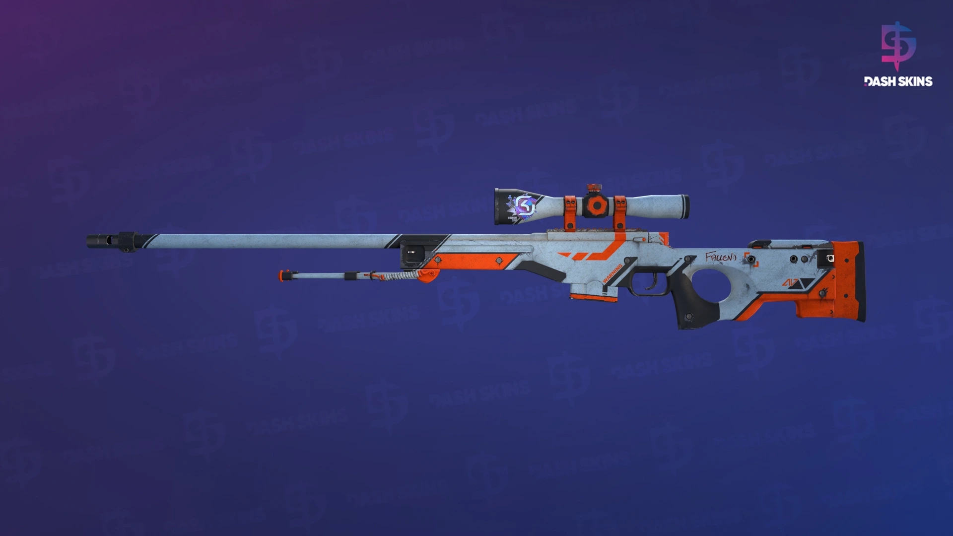 AWP | Asiimov (Battle-Scarred) Screenshot Playside