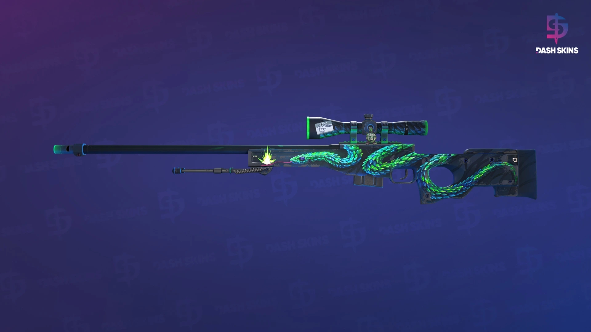 AWP | Atheris (Well-Worn) Screenshot Playside