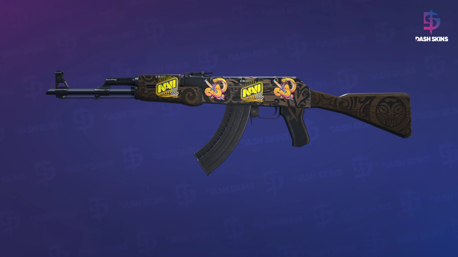 AK-47 | Uncharted (Minimal Wear) Screenshot Playside