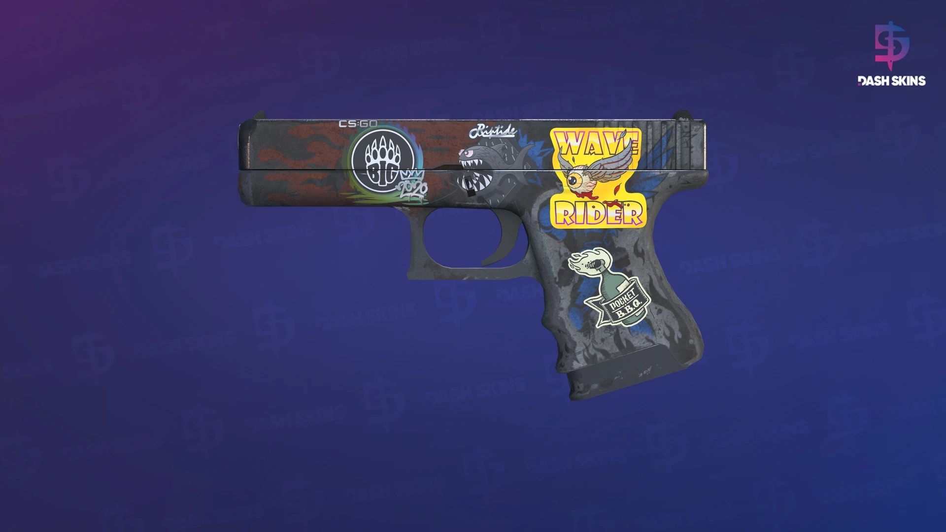 Glock-18 | Sacrifice (Battle-Scarred) Screenshot Playside