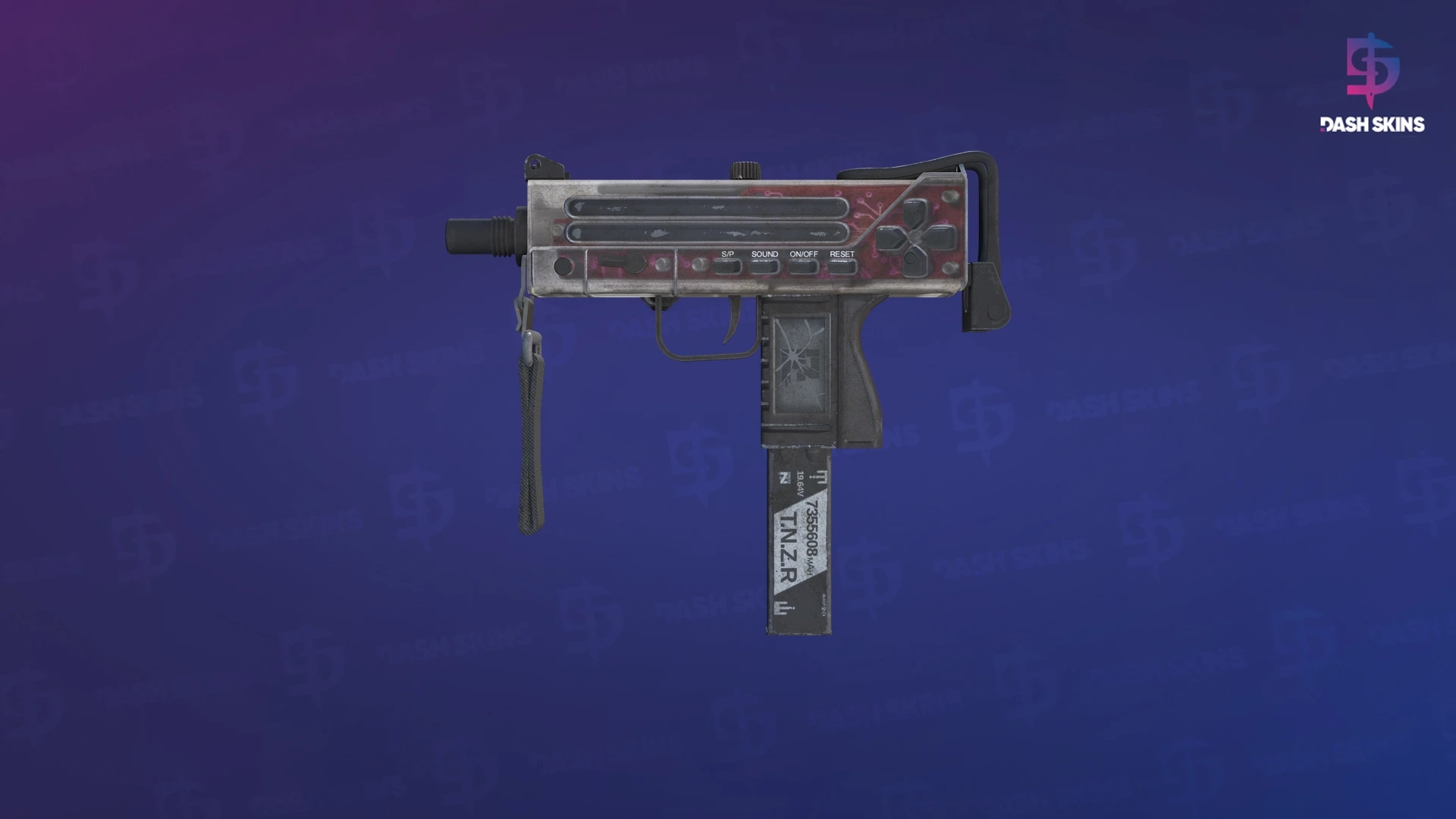 MAC-10 | Button Masher (Battle-Scarred) Screenshot Playside
