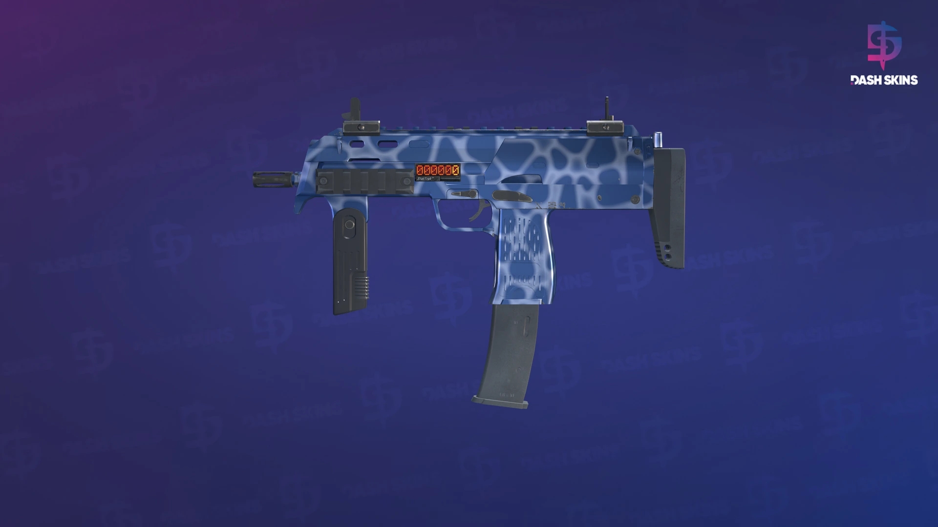 StatTrak™ MP7 | Ocean Foam (Factory New) Screenshot Playside
