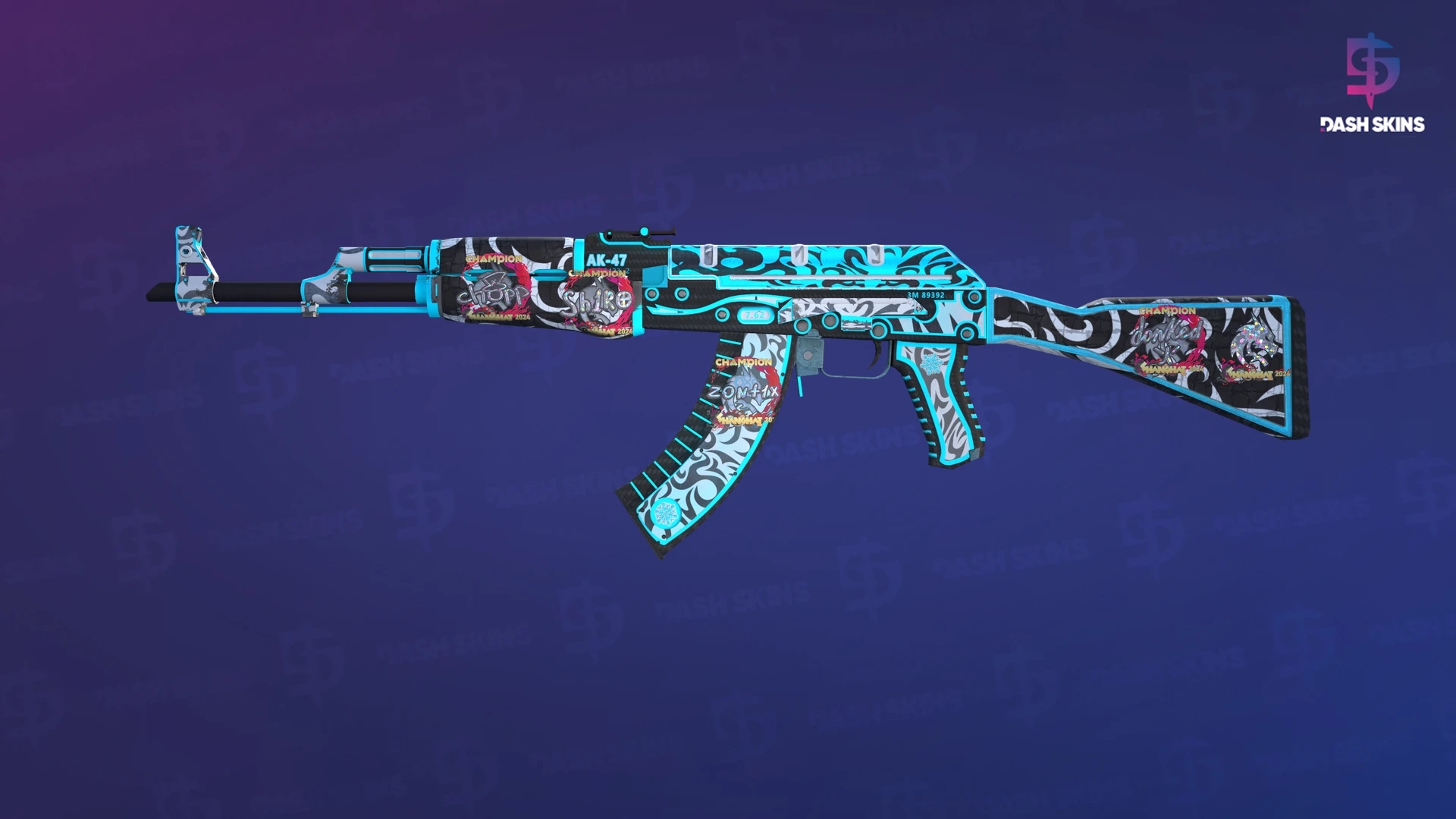 AK-47 | Frontside Misty (Minimal Wear) Screenshot Playside
