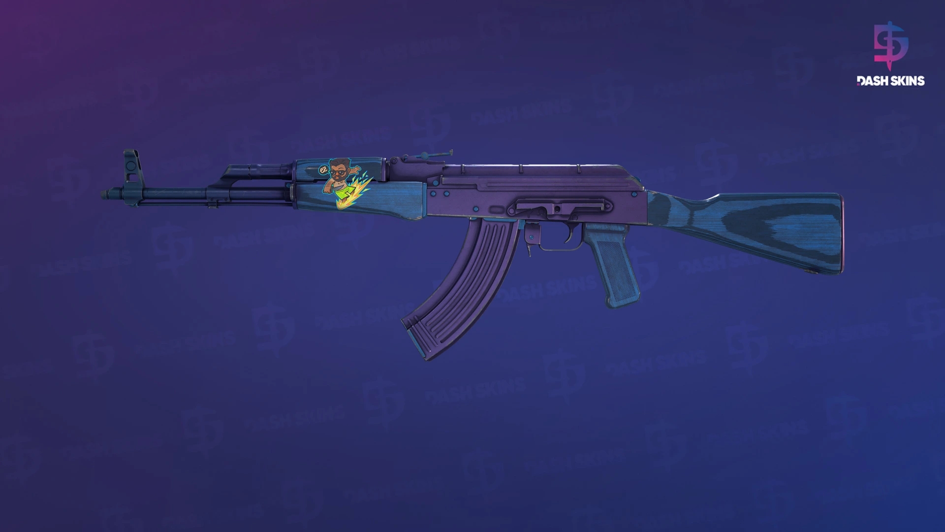 AK-47 | Midnight Laminate (Field-Tested) Screenshot Playside