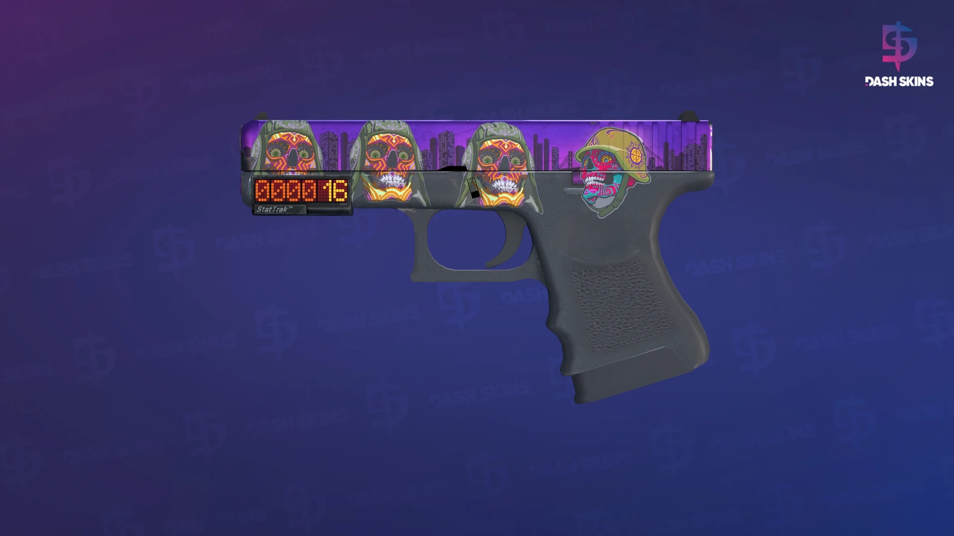 StatTrak™ Glock-18 | Moonrise (Field-Tested) Screenshot Playside