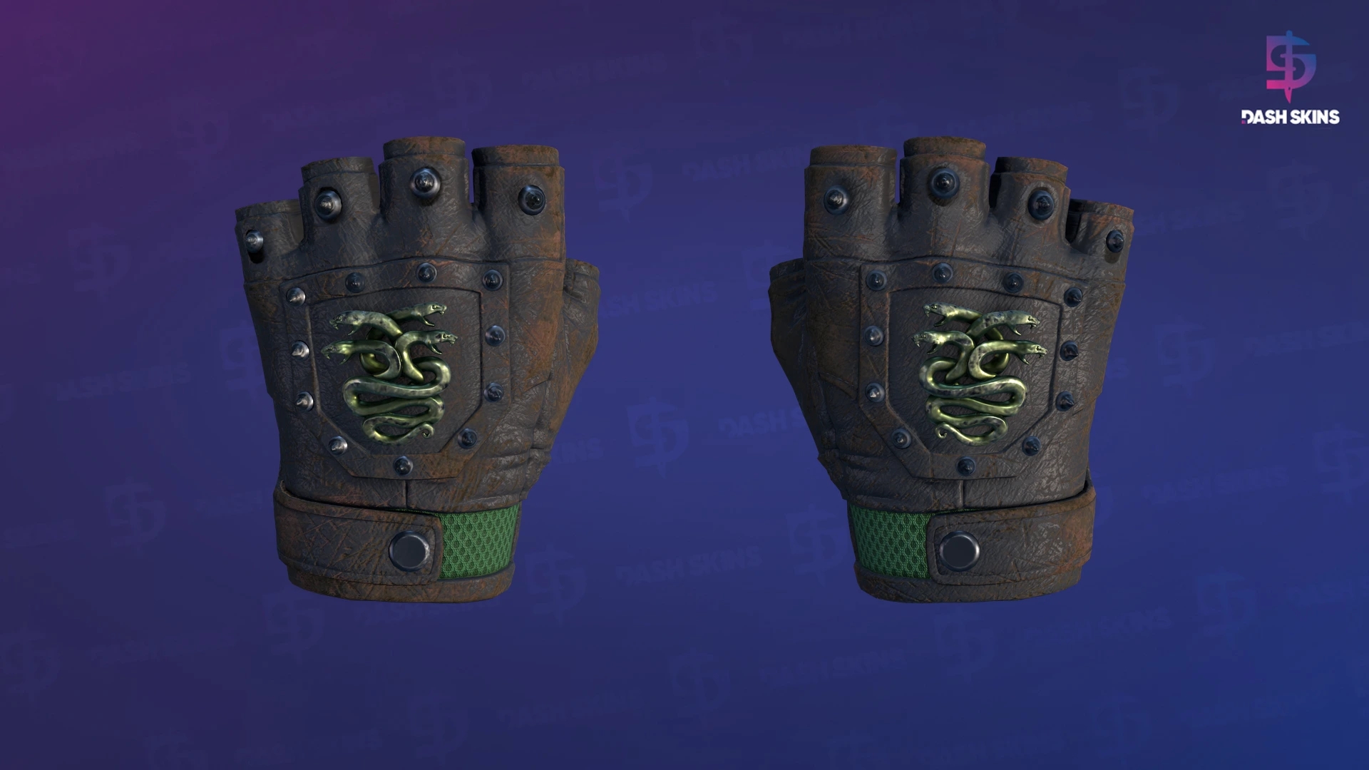 ★ Hydra Gloves | Emerald (Battle-Scarred) Screenshot Playside