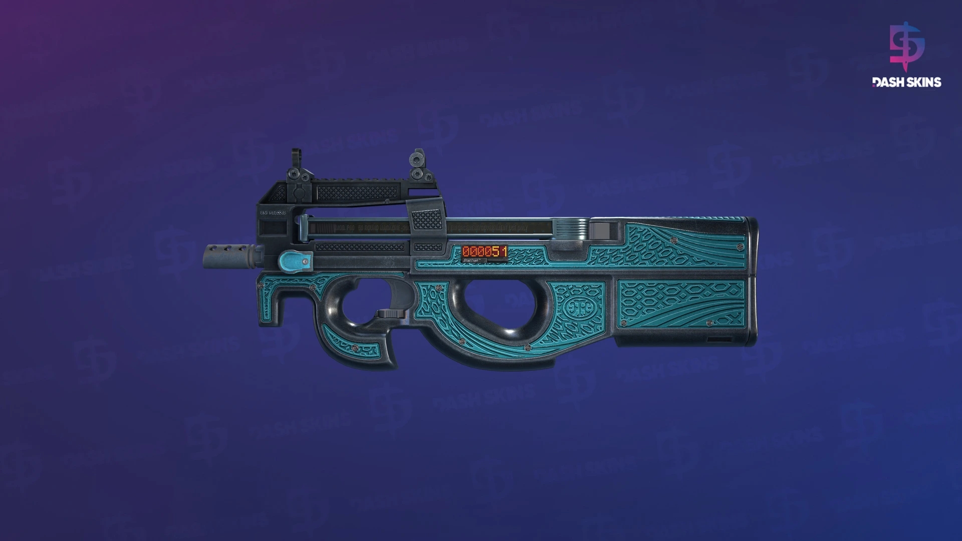 StatTrak™ P90 | Traction (Well-Worn) Screenshot Playside