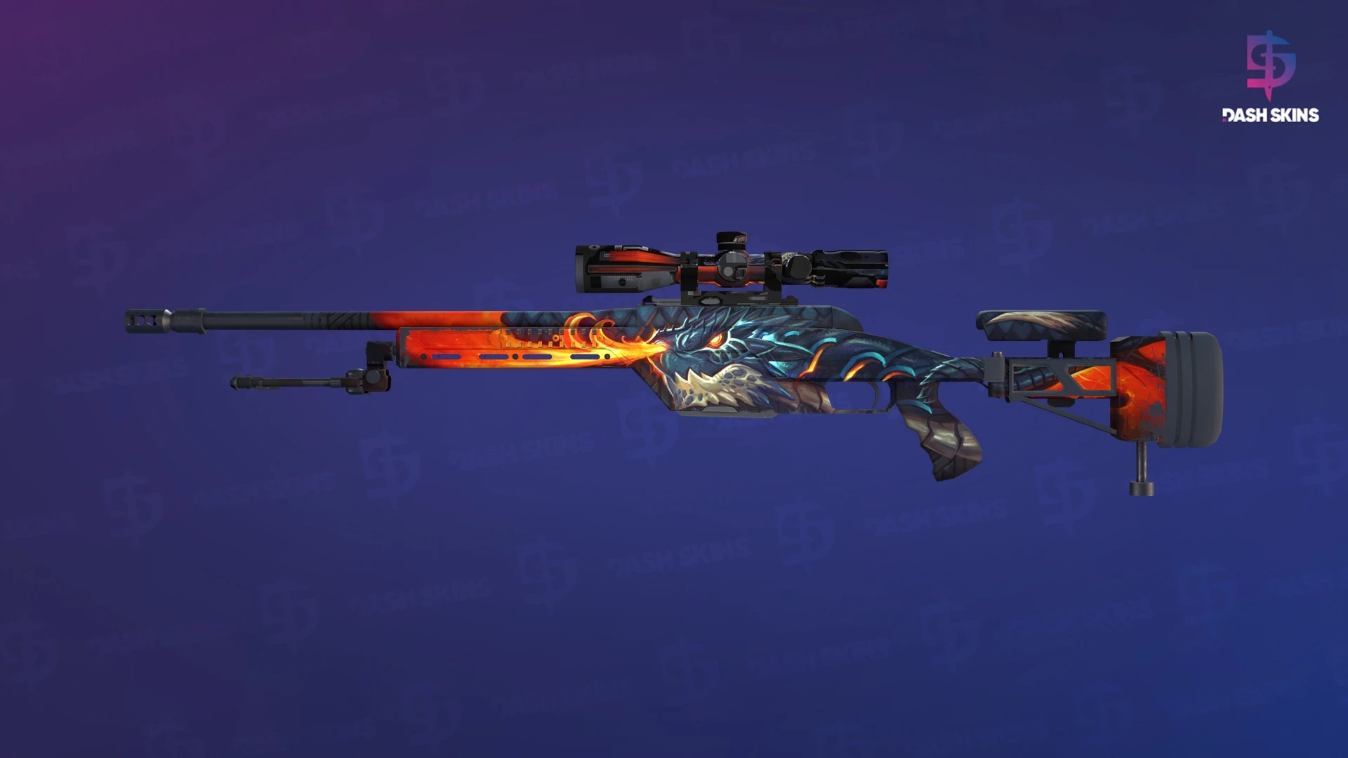 SSG 08 | Dragonfire (Field-Tested) Screenshot Playside