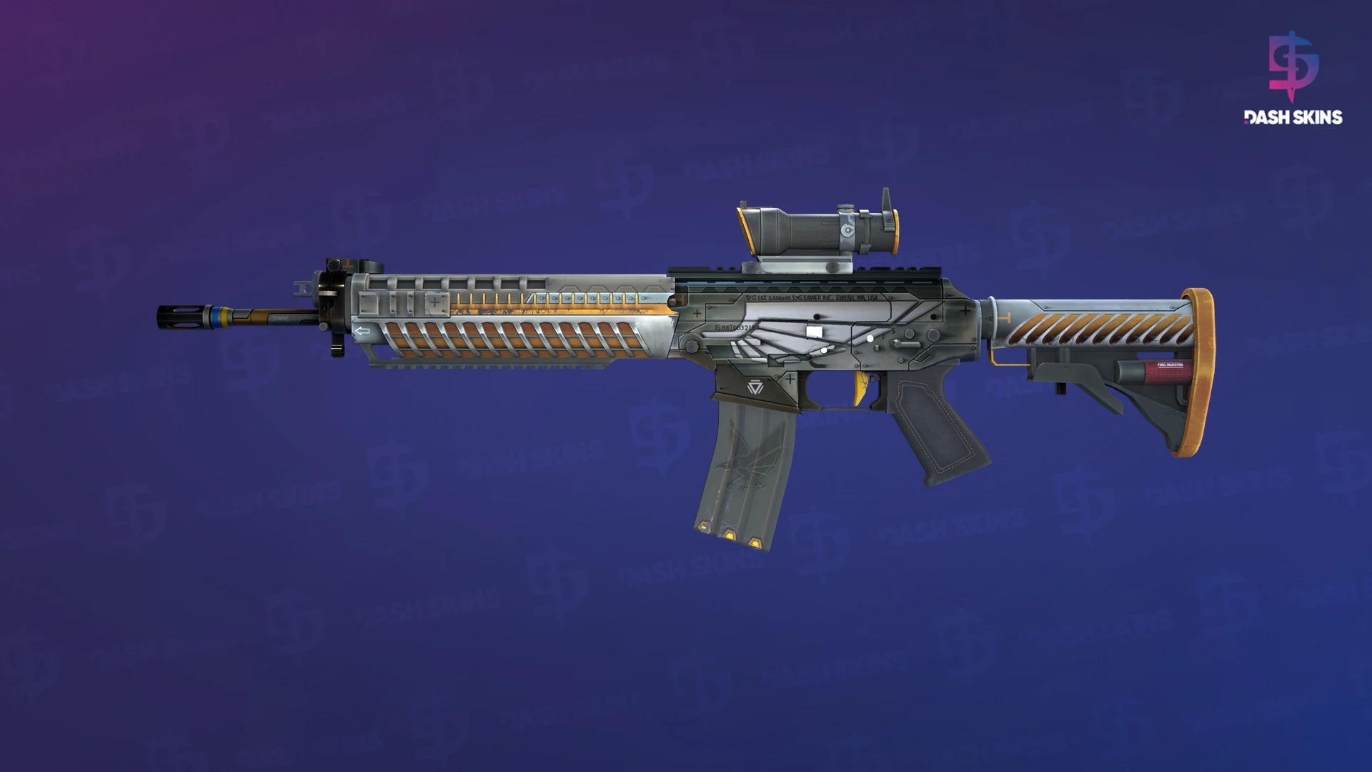 SG 553 | Aerial (Minimal Wear) Screenshot Playside