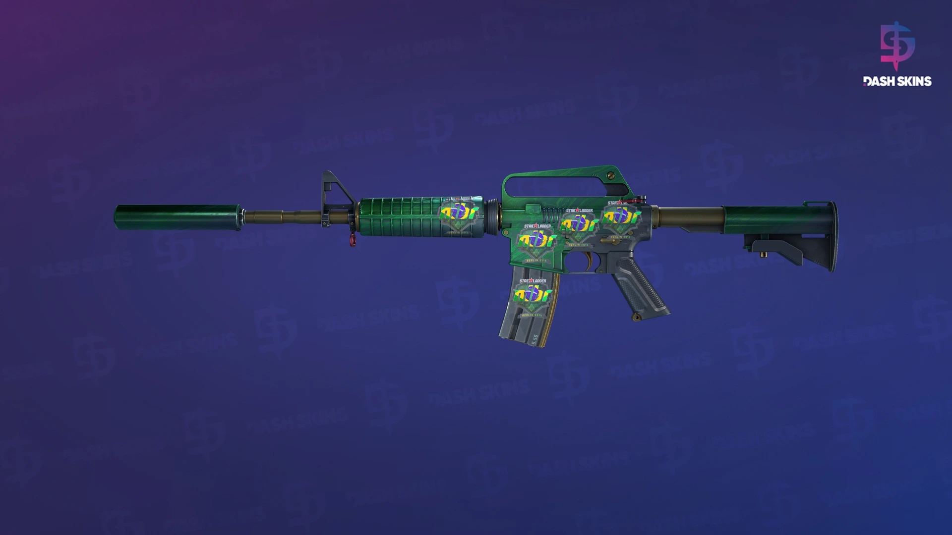 M4A1-S | Electrum (Minimal Wear) Screenshot Playside