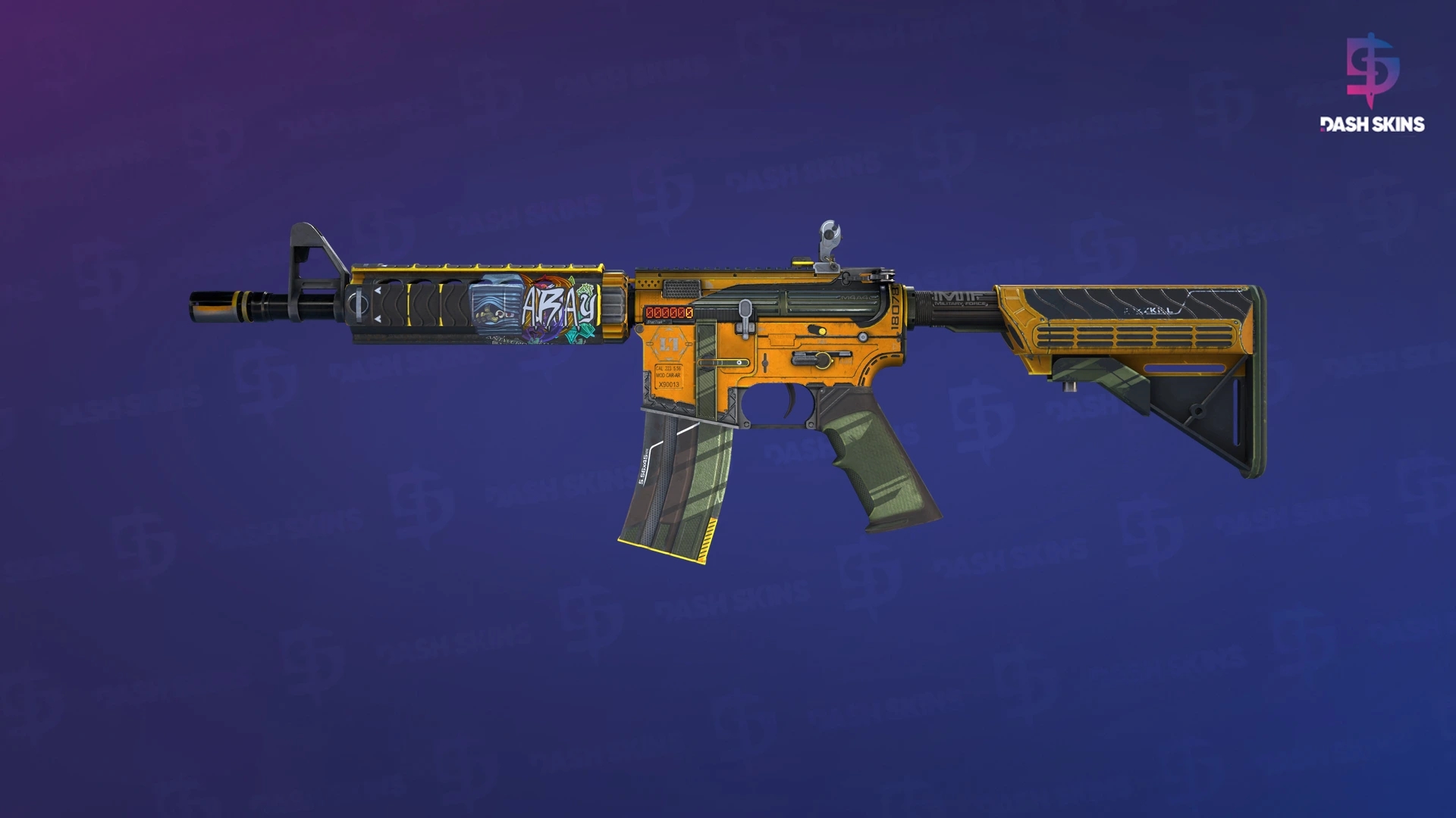 StatTrak™ M4A4 | Buzz Kill (Field-Tested) Screenshot Playside